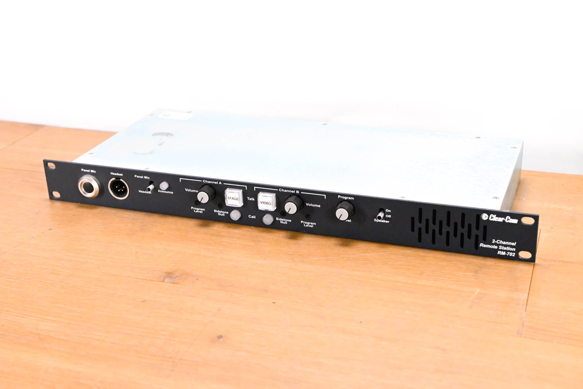 Clear-Com RM-702 1RU 2-Channel Remote Station