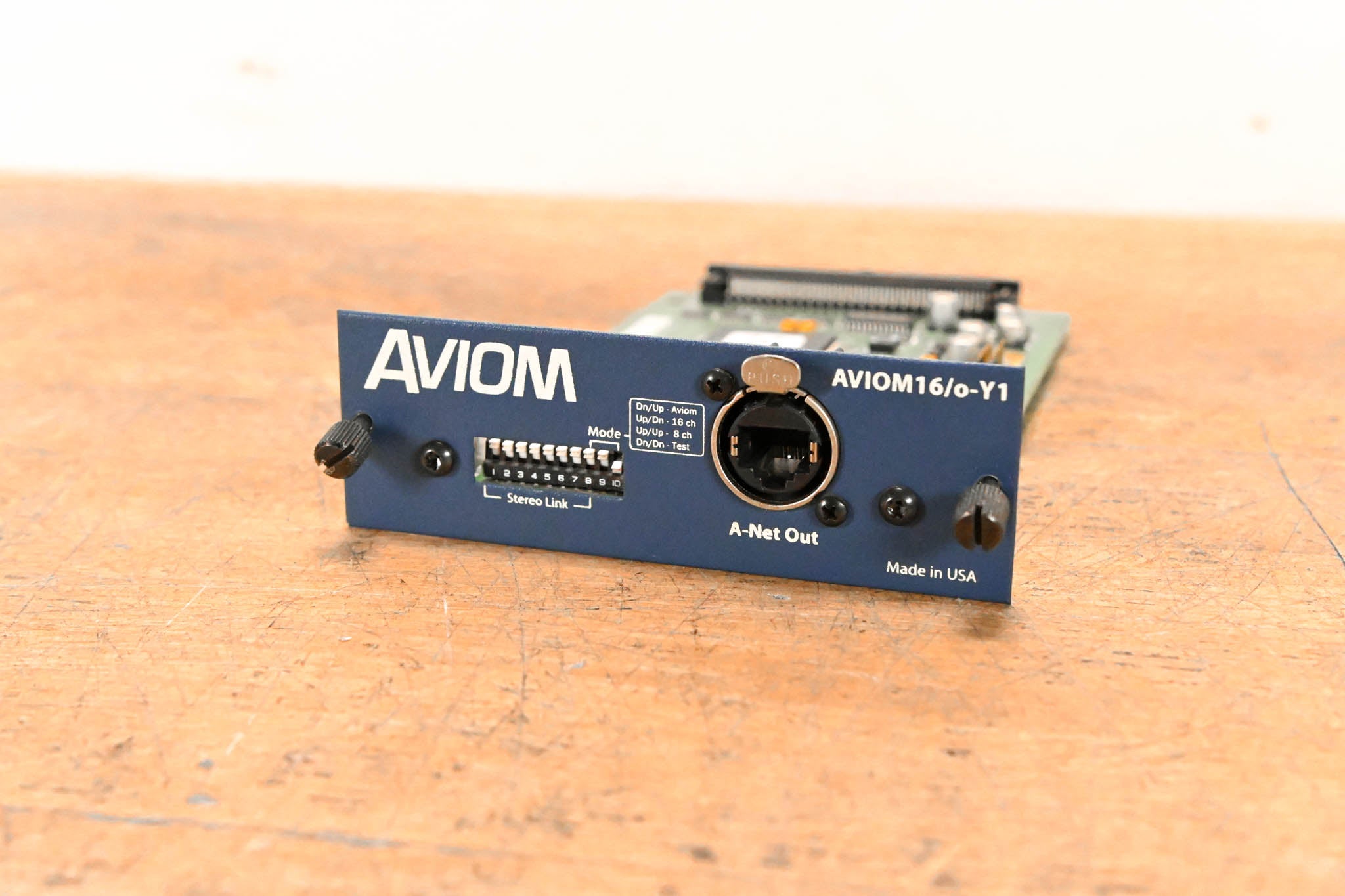 Aviom 16/o-Y1 A-Net Card for Yamaha Digital Products