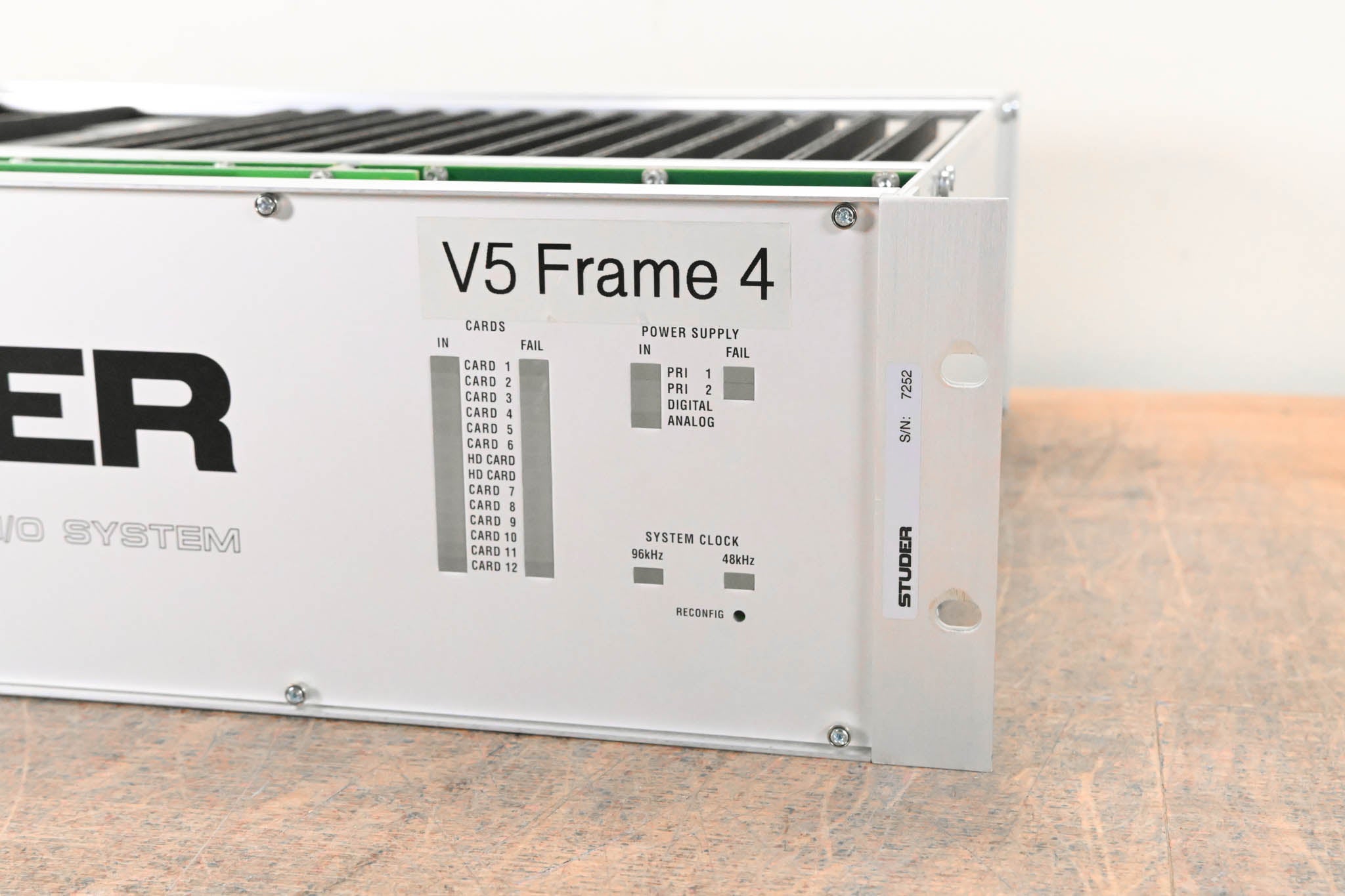 Studer D21m Modular I/O System with Madi HD Link Card