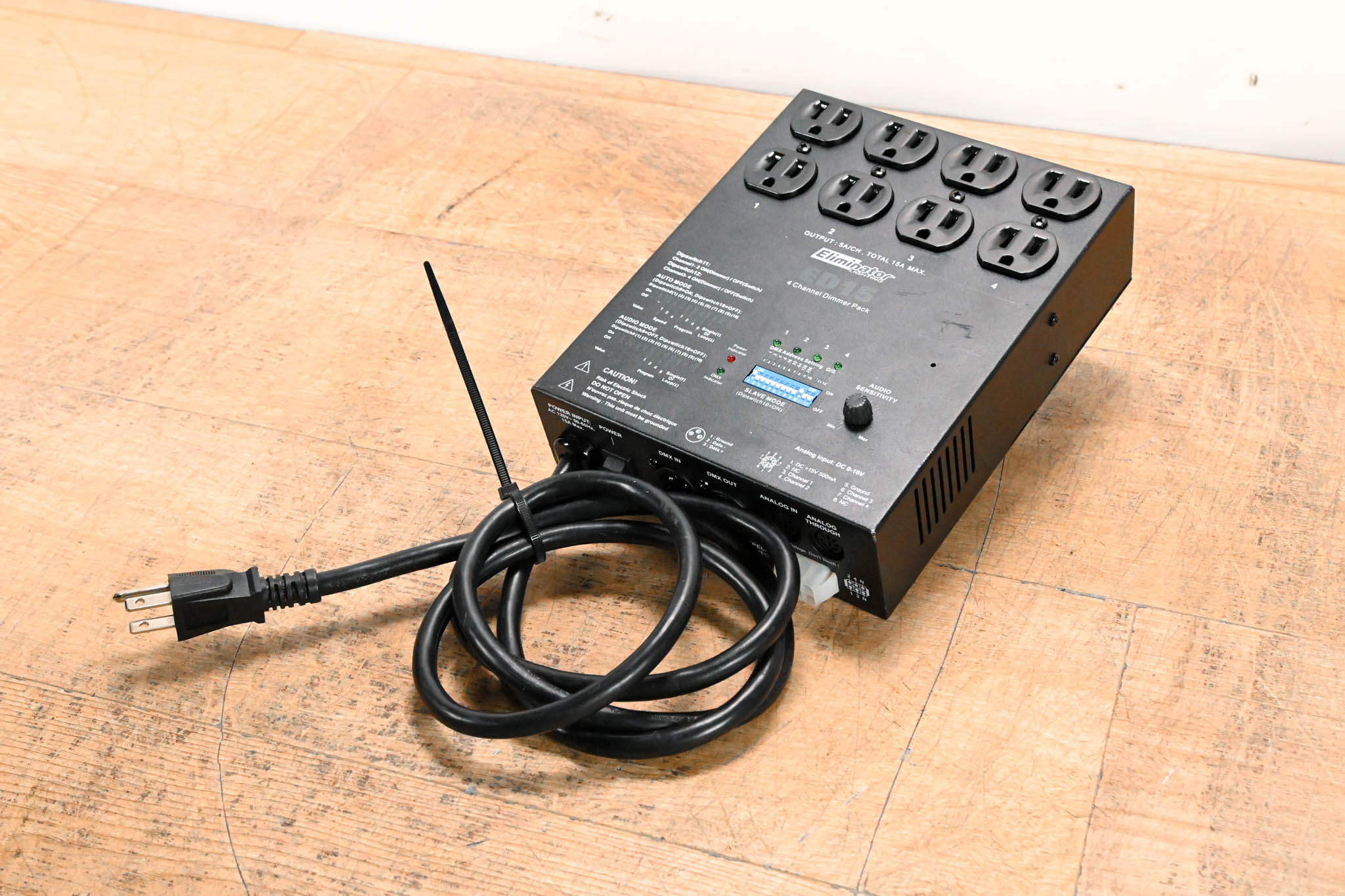 Eliminator Lighting ED15 4-Channel Dimmer Pack