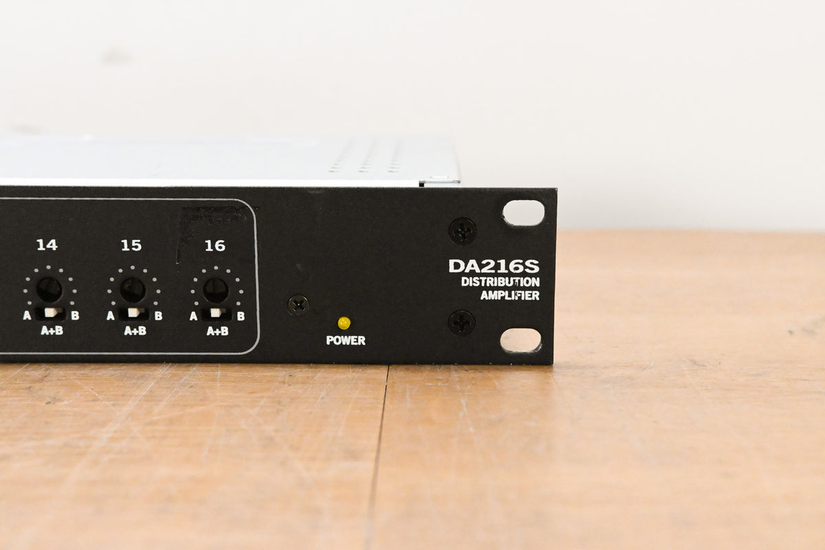 Rane DA216S 2-Input, 16-Output Distribution Line Amplifier