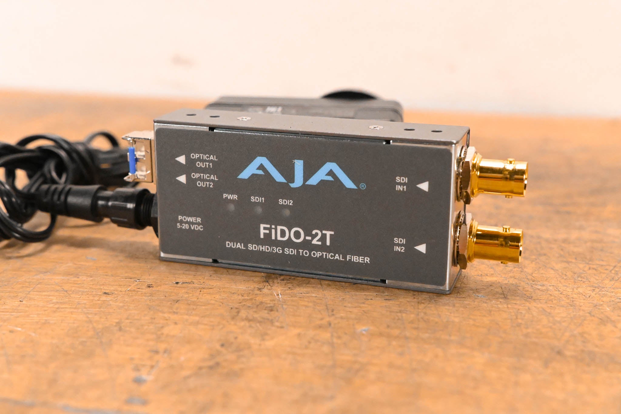 AJA FIDO-2T Dual-Channel SD/HD/3G SDI to Optical Fiber Transmitter