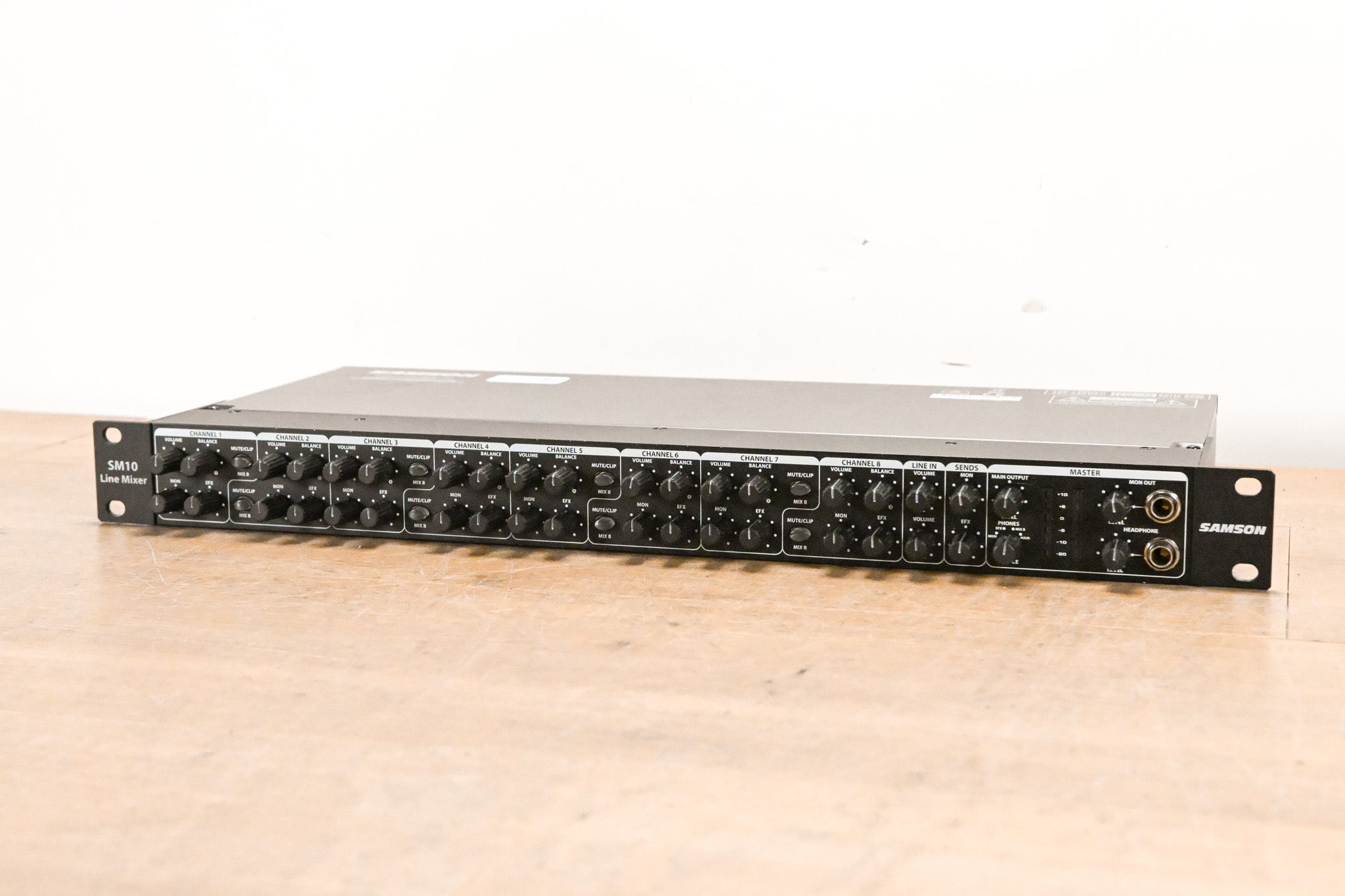Samson SM10 10-Channel Rackmount Stereo Line Mixer
