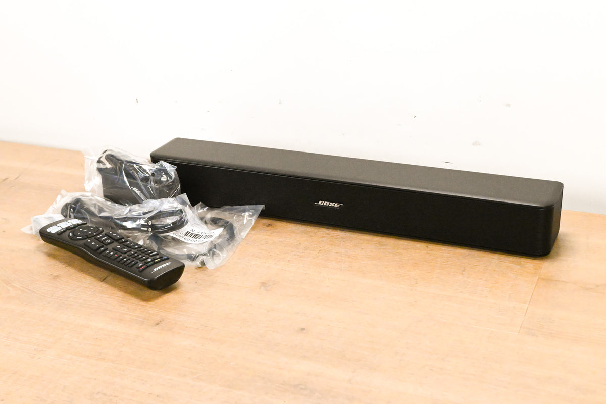 Bose Solo 5 TV Soundbar Sound System w/ Universal Remote Control, Black