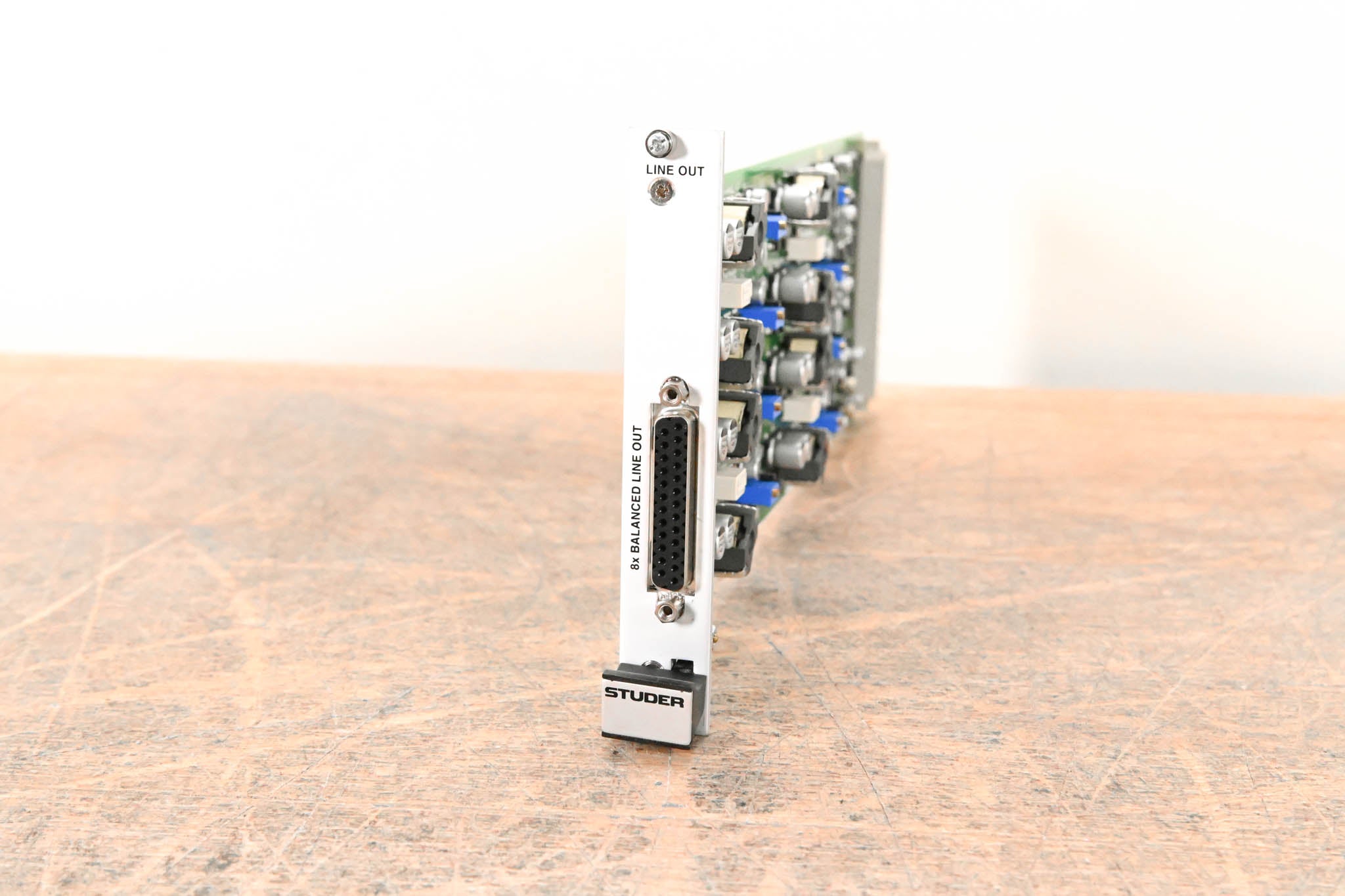 Studer 8-Channel Analog Line Out Card for D21m & D23m Modular I/O System