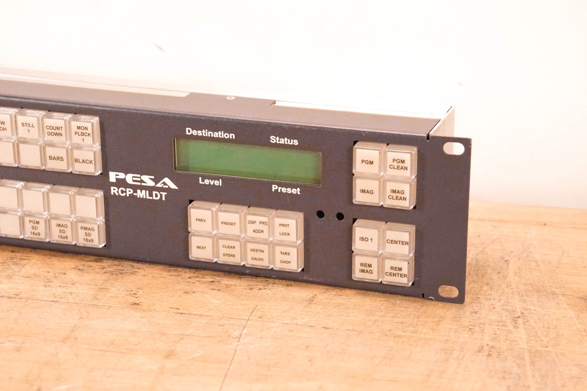 Pesa RCP-MLDT 2RU Matrix Switcher Control Panel (NO POWER SUPPLY)