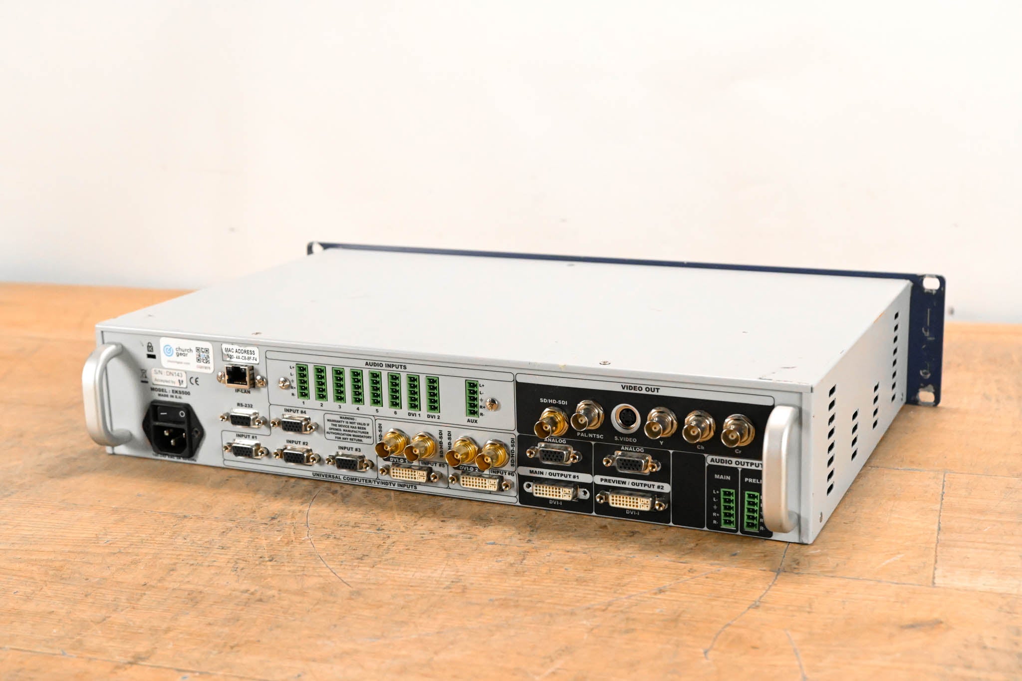 Analog Way Eikos EKS500 Quadruple Hi-Resolution Mixer Seamless Switcher