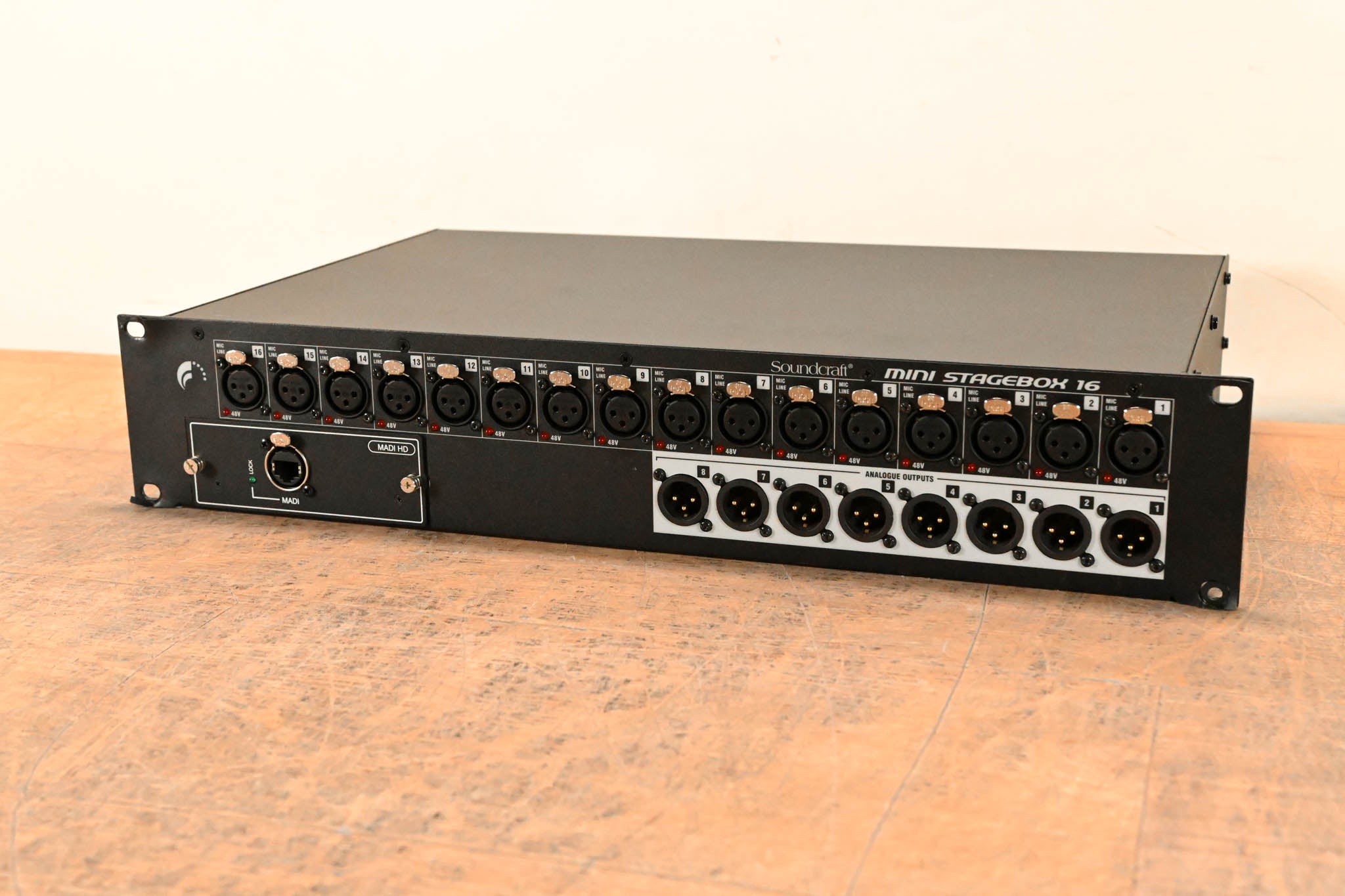 Soundcraft Mini Stagebox 16 Cat 5 16-CH Digital Stagebox with MADI Card