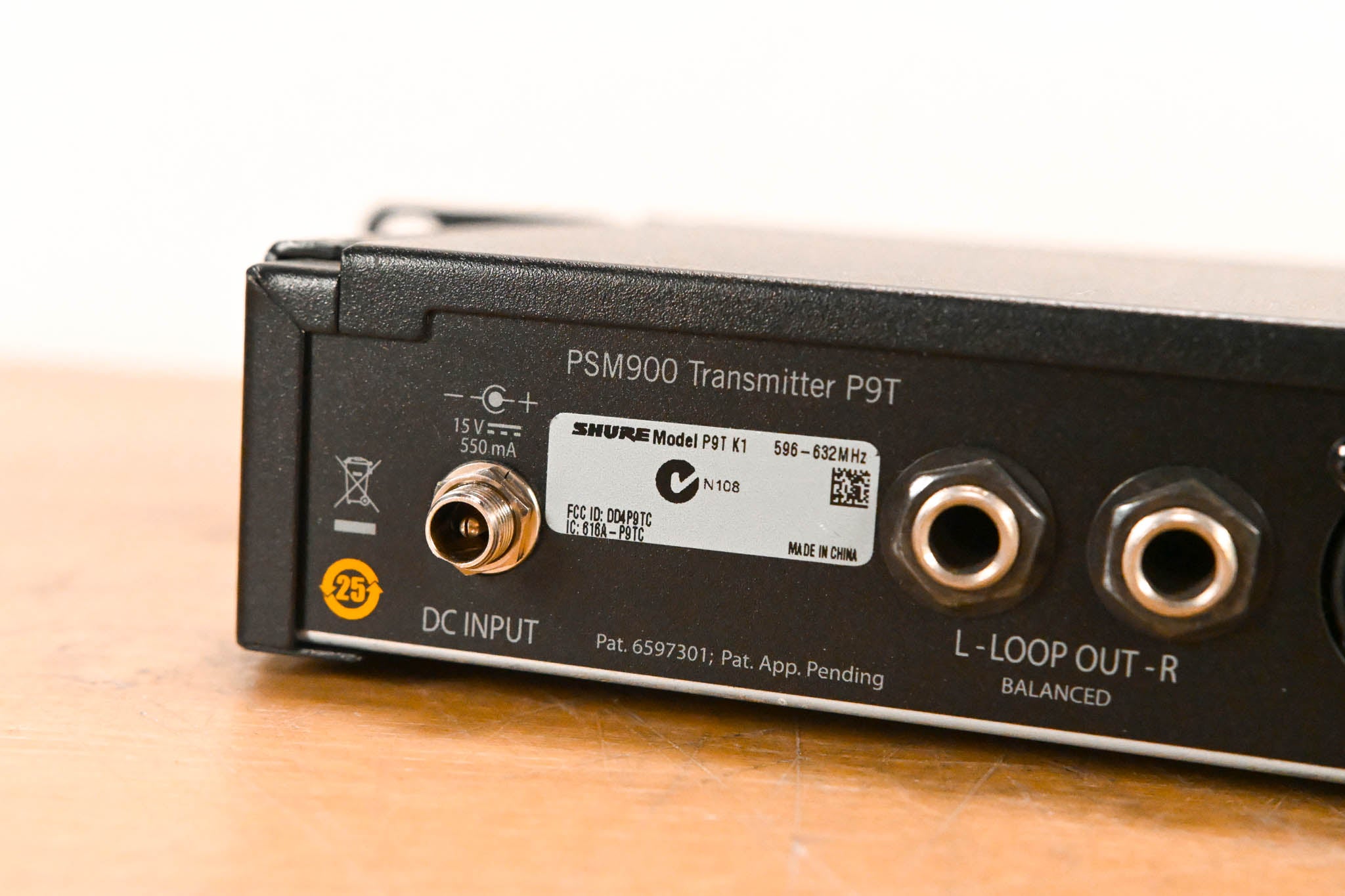 Shure PSM 900 Wireless IEM System K1 Band: 596-632MHz NO POWER SUPPLY
