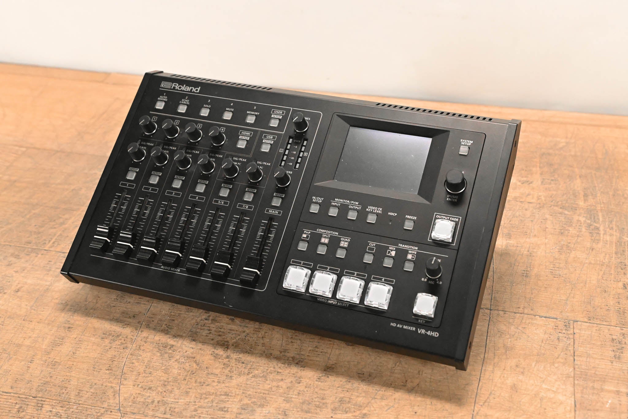 Roland ローランド HD AV Mixer VR-4HD Amazon.com: Roland All-in-One VR-4HD 4 Channel AV Mixer with