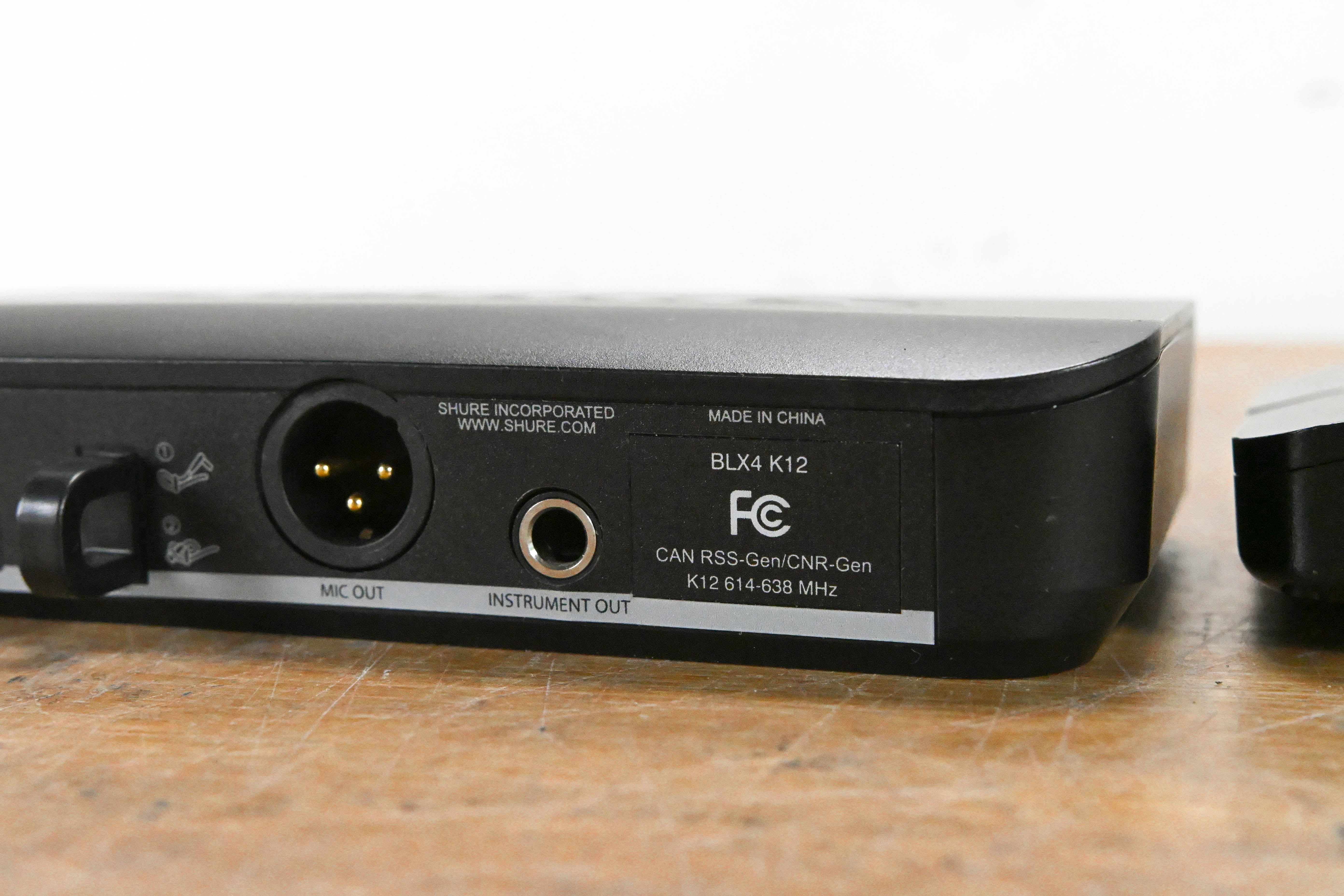 Shure BLX14 Wireless Bodypack System - K12 Band: 614-638 MHz (NO PSU)