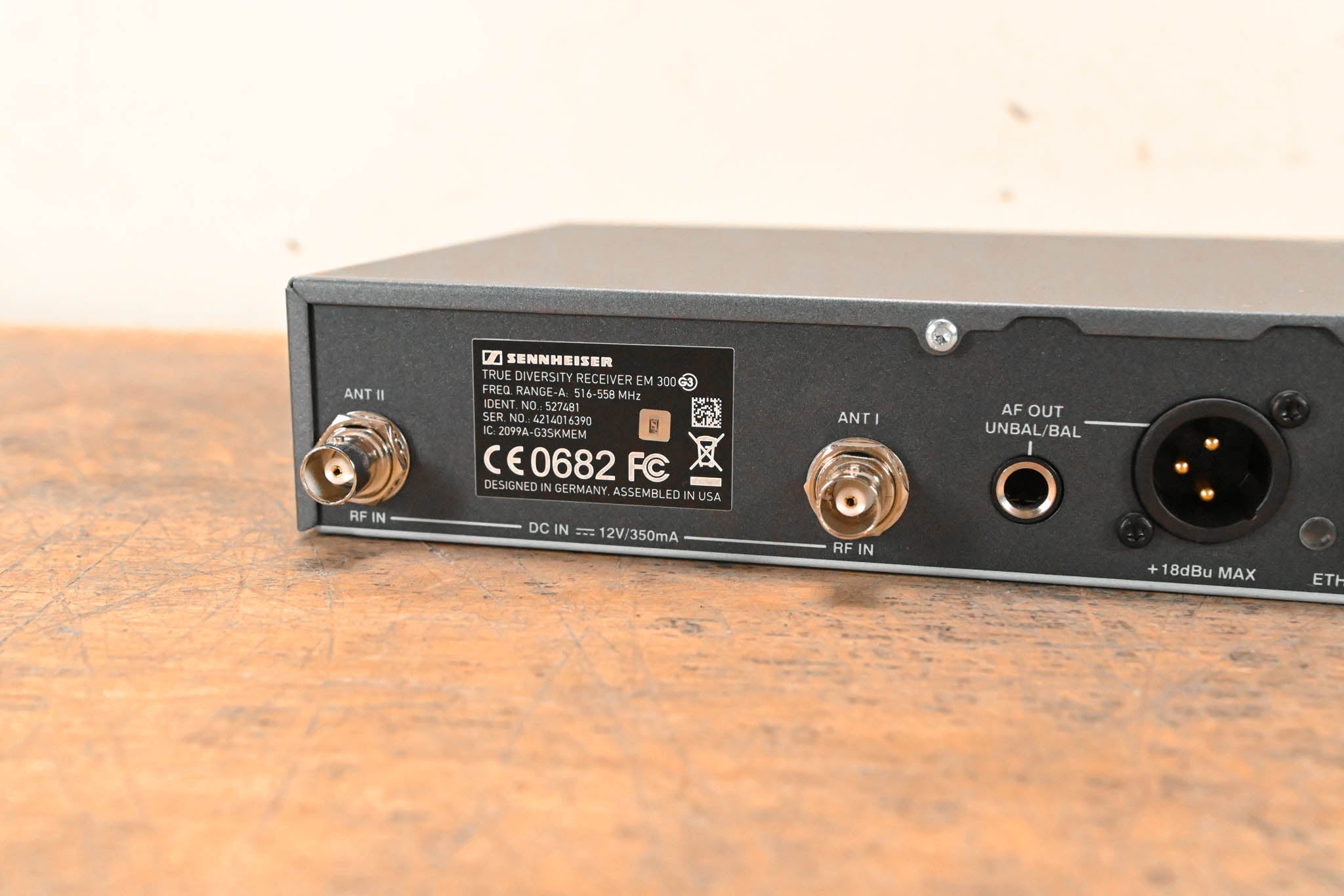 Sennheiser ew 300 G3 Handheld Wireless System - A Range NO POWER SUPPLY