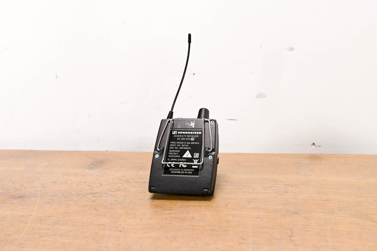 Sennheiser EK 300 IEM G3 Wireless Bodypack Receiver G Range: 566-608 MHz