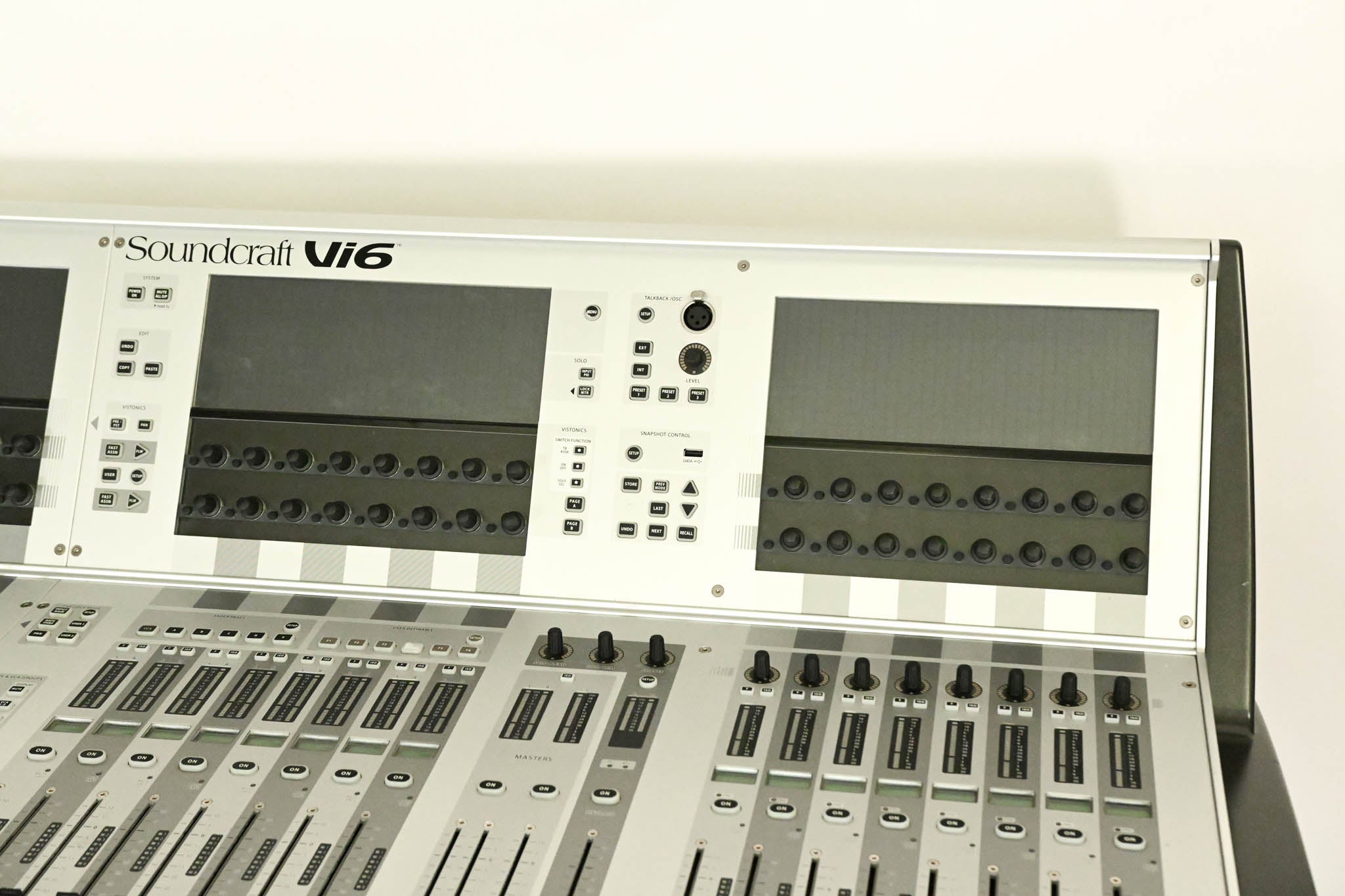Soundcraft Vi6 Console w/ Local Rack and Stage Boxes