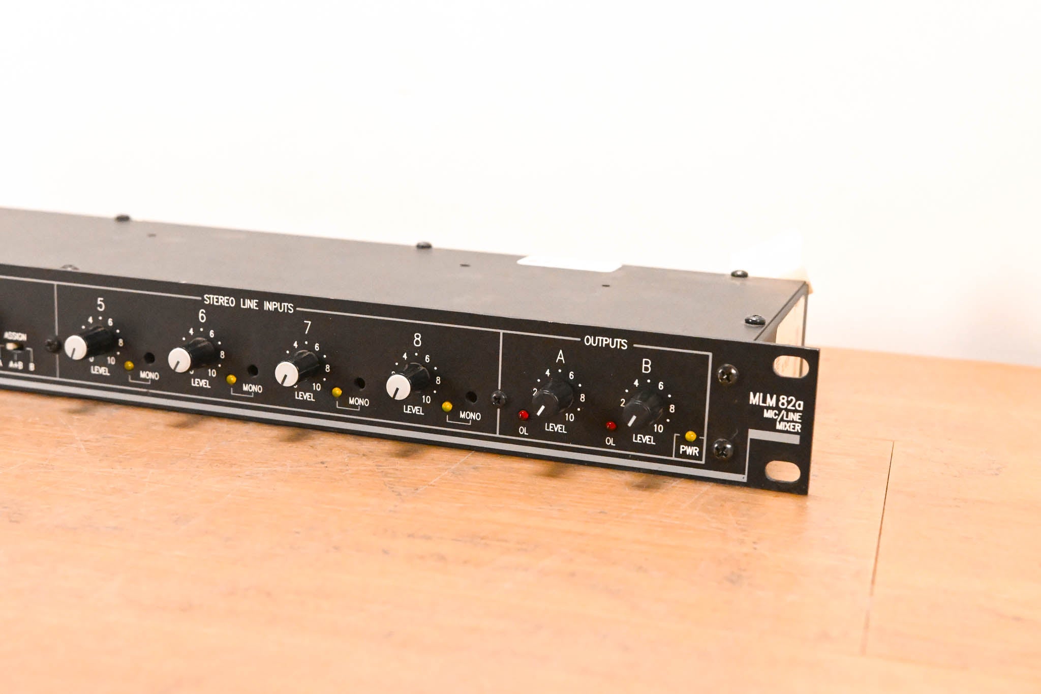 Rane MLM82A 8-Channel Mic/Line Mixer (NO POWER SUPPLY)