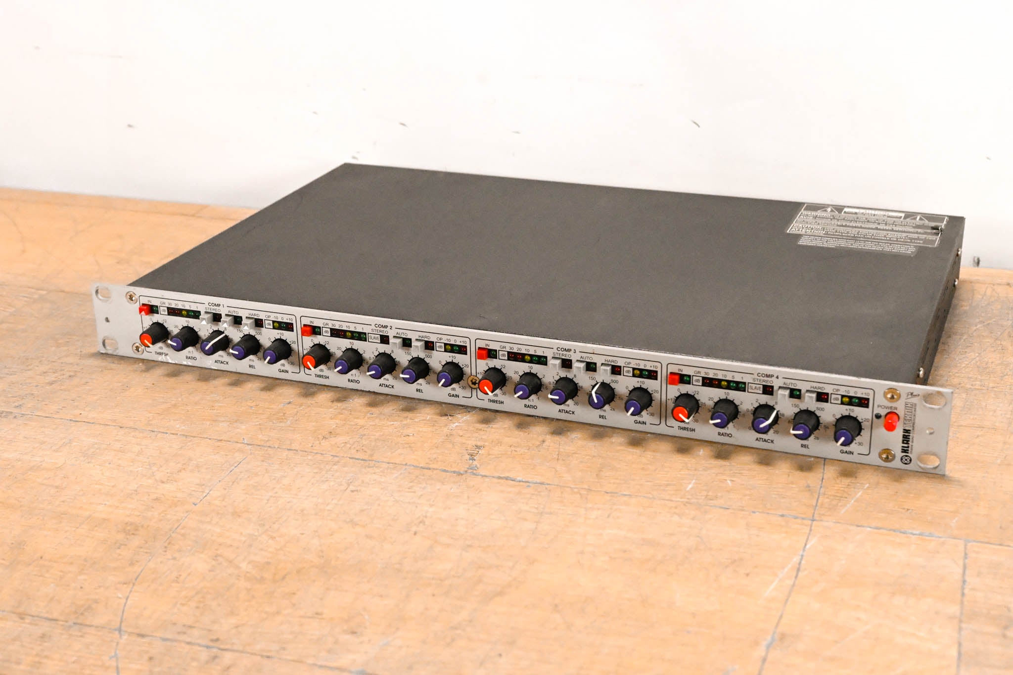 Klark Teknik DN504+ Quad Compressor Limiter