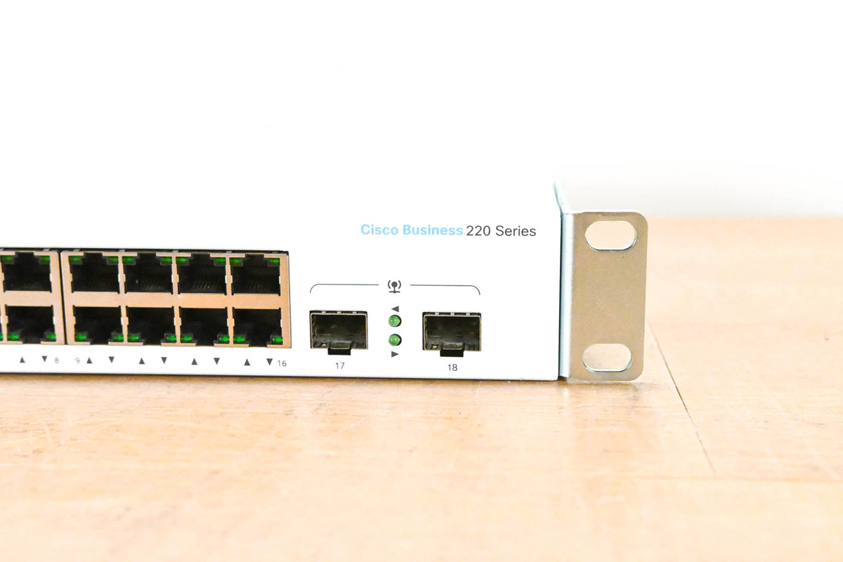 Cisco CBS220-16T-2G 16-Port Gigabit Smart Switch