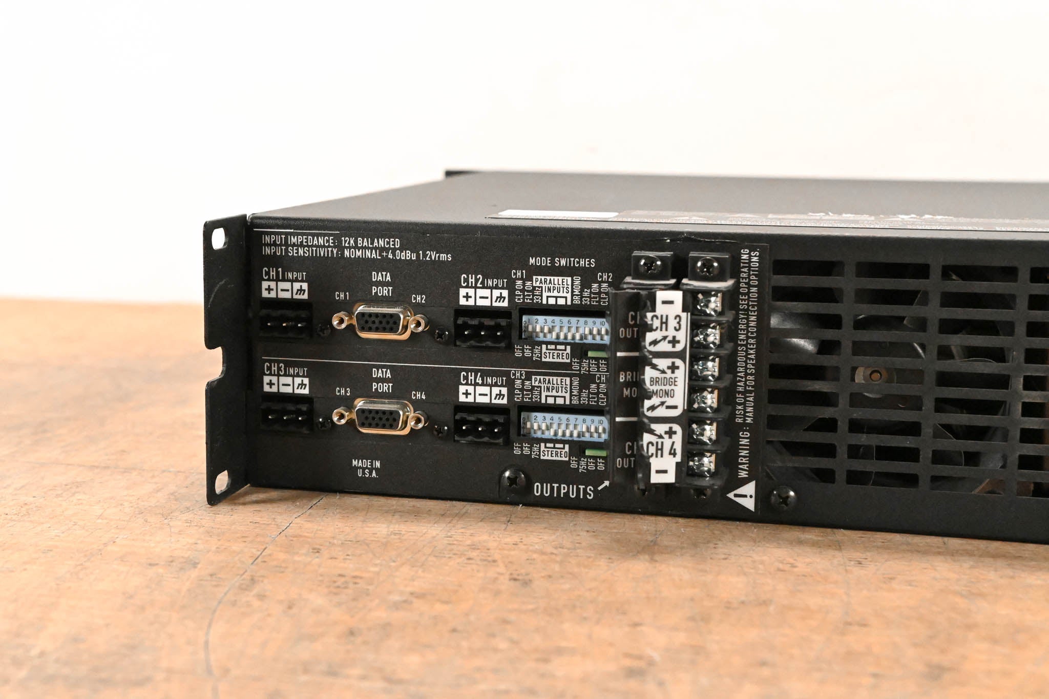 QSC CX404 400W 4-Channel Power Amplifier