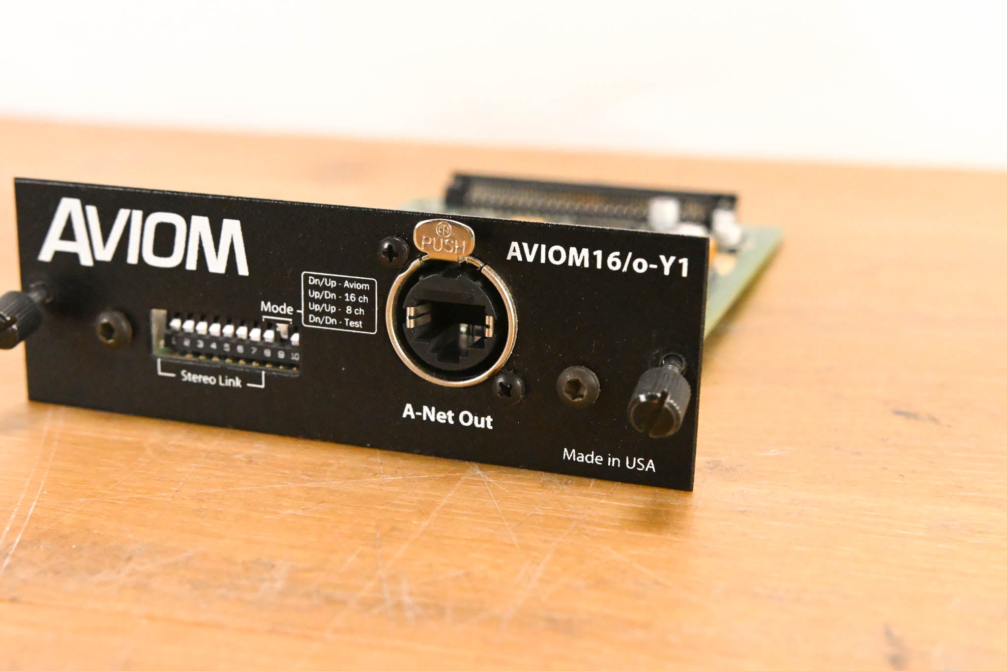 Aviom 16/o-Y1 A-Net Card for Yamaha Digital Products