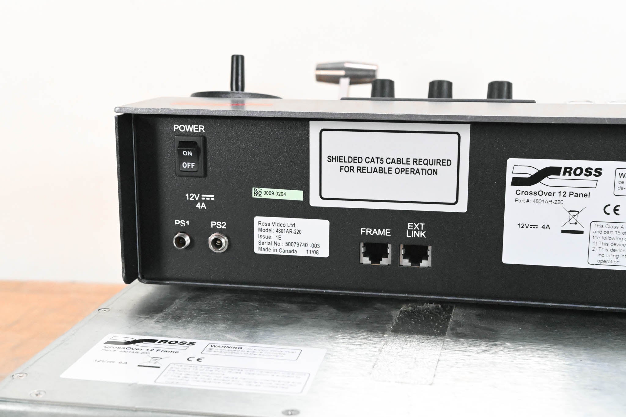 Ross CrossOver 12 12-Input HD Production Switcher (NO POWER SUPPLY)