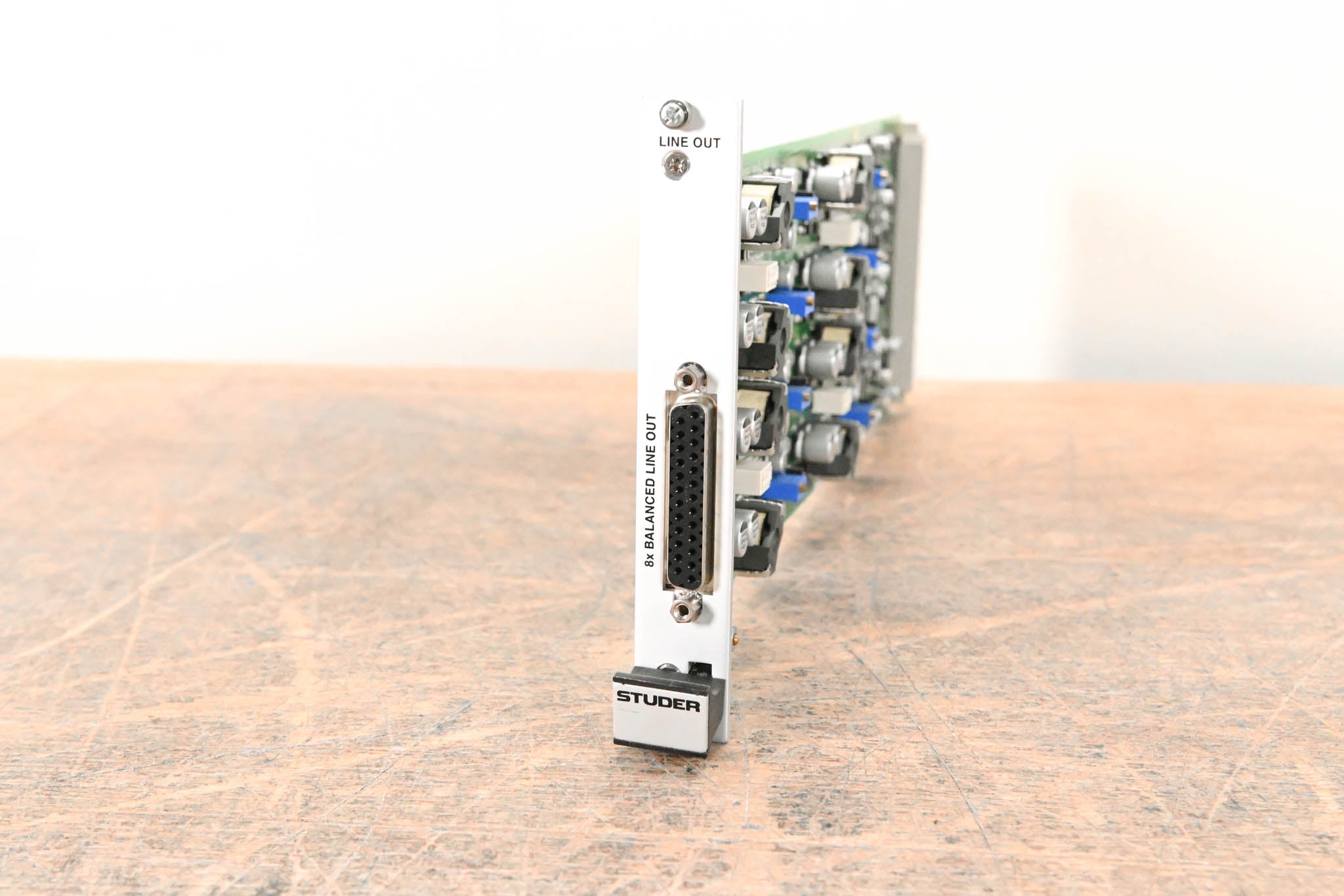 Studer 8-Channel Analog Line Out Card for D21m & D23m Modular I/O System