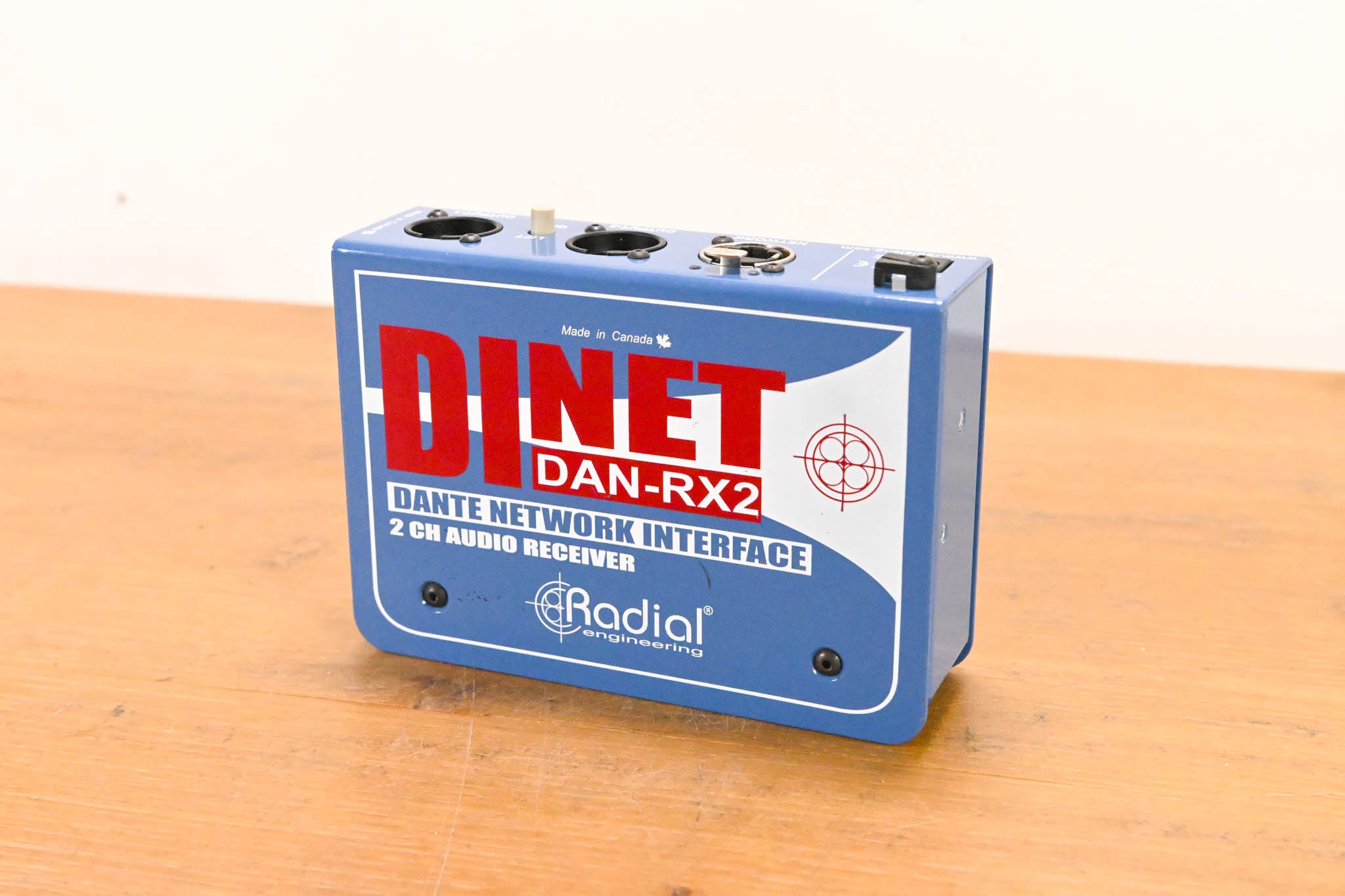 Radial Engineering DiNET DAN-RX2 2-Ch. Dante Network Receiver (NO PSU)