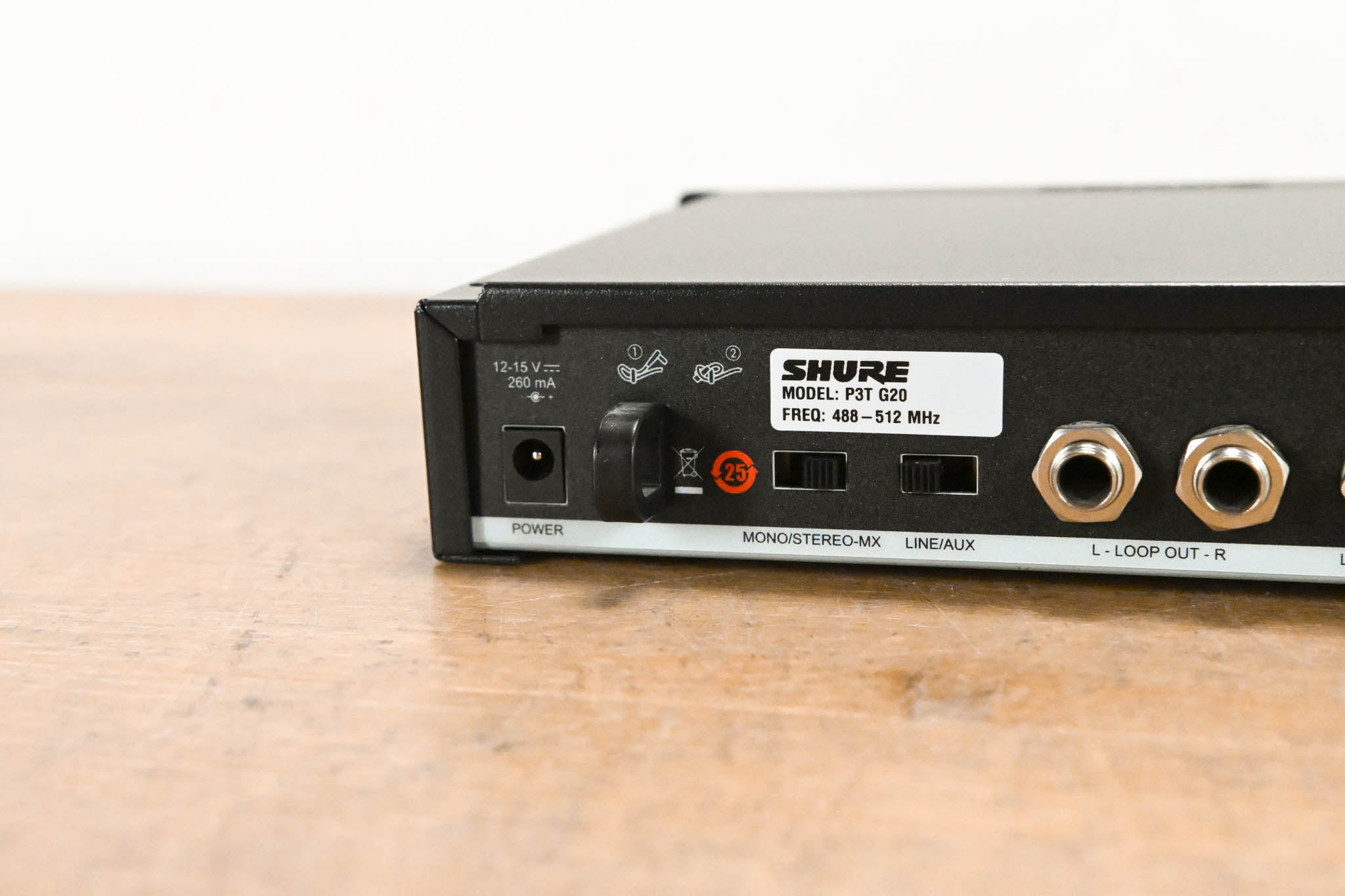 Shure PSM 300 Wireless IEM System G20 Range: 488-512 MHz (NO PSU)