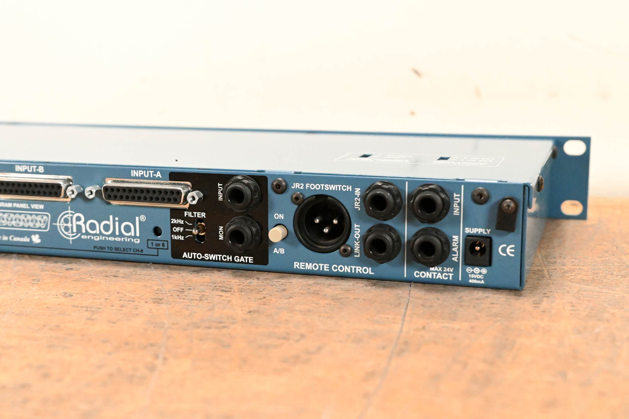 Radial Engineering SW8 MK2 8-CH Line Level Auto-Switcher NO POWER SUPPLY