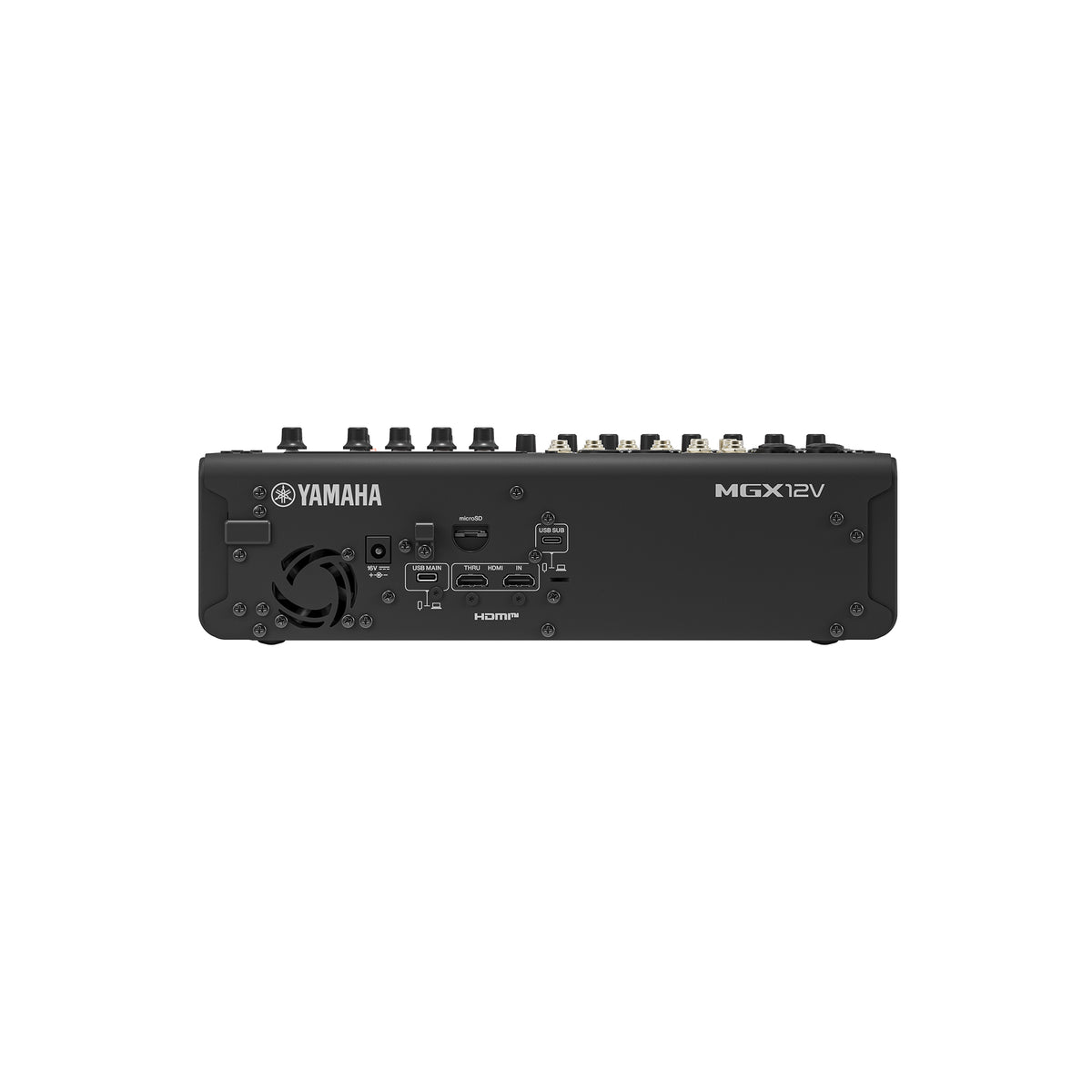 18ch Digital Mixing Console, dual USB-C audio/video interface, black finish