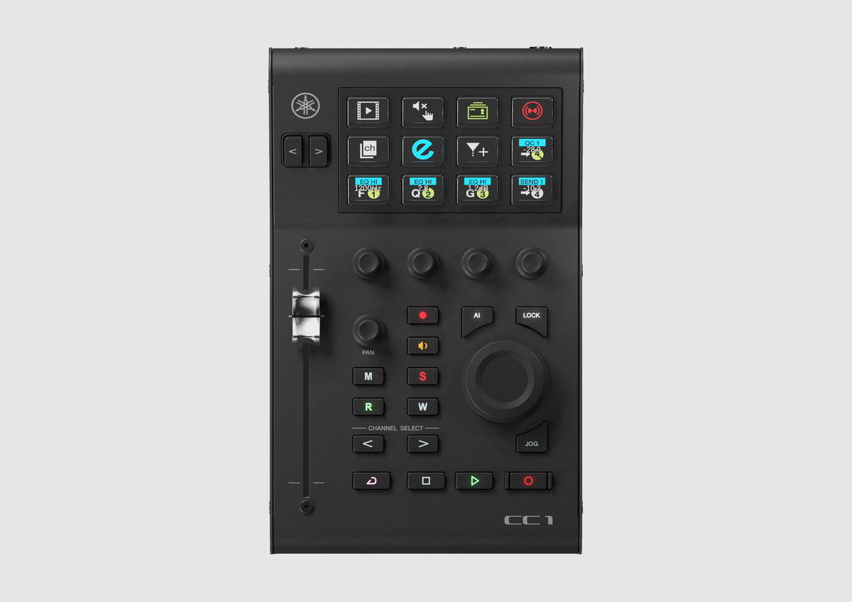 USB Controller for Elgato Stream Deck system and DAWs, 12 assignable LCD keys, motorized fader, AI knob, Full transport section, foot controller input