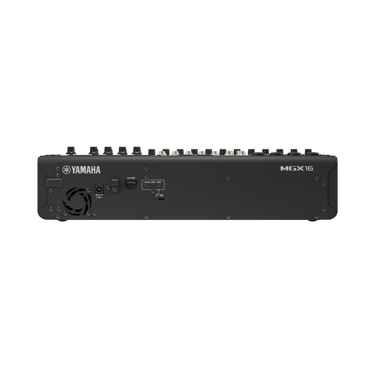 22ch Digital Mixing Console, dual USB-C audio interface, black finish