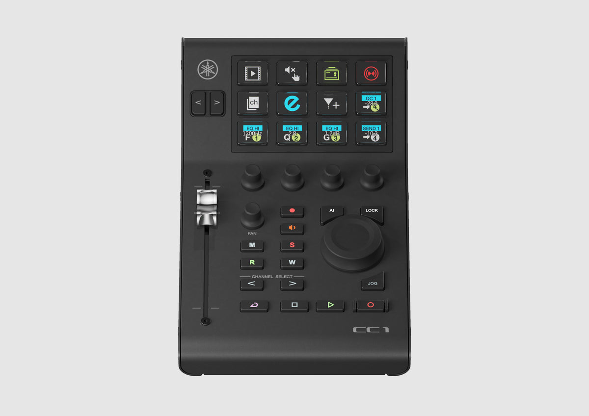 USB Controller for Elgato Stream Deck system and DAWs, 12 assignable LCD keys, motorized fader, AI knob, Full transport section, foot controller input