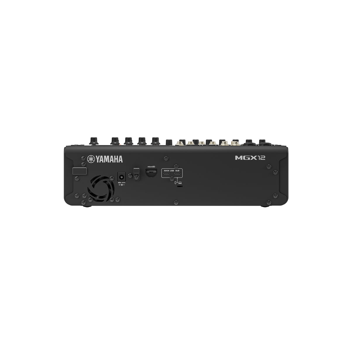 18ch Digital Mixing Console, dual USB-C audio interface, black finish