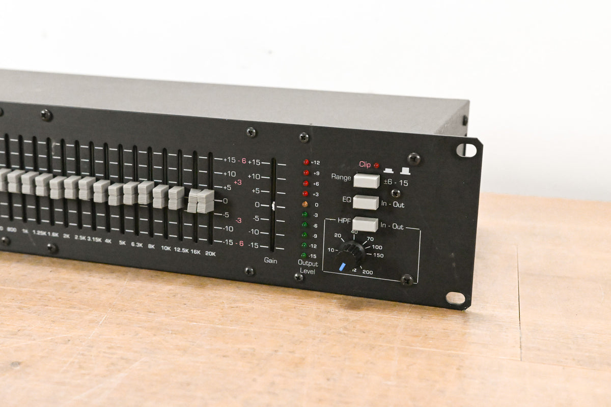 Ashly GQ131 One Third Octave 31-Band Graphic Equalizer