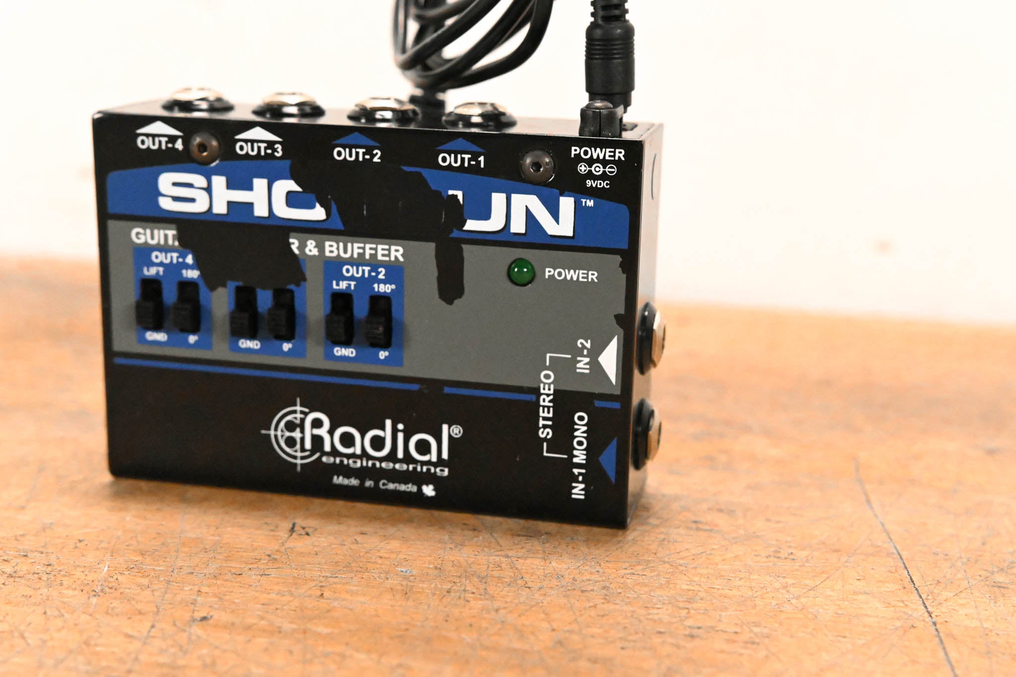 Radial Engineering SHOTGUN 4-Channel Guitar Amp Driver