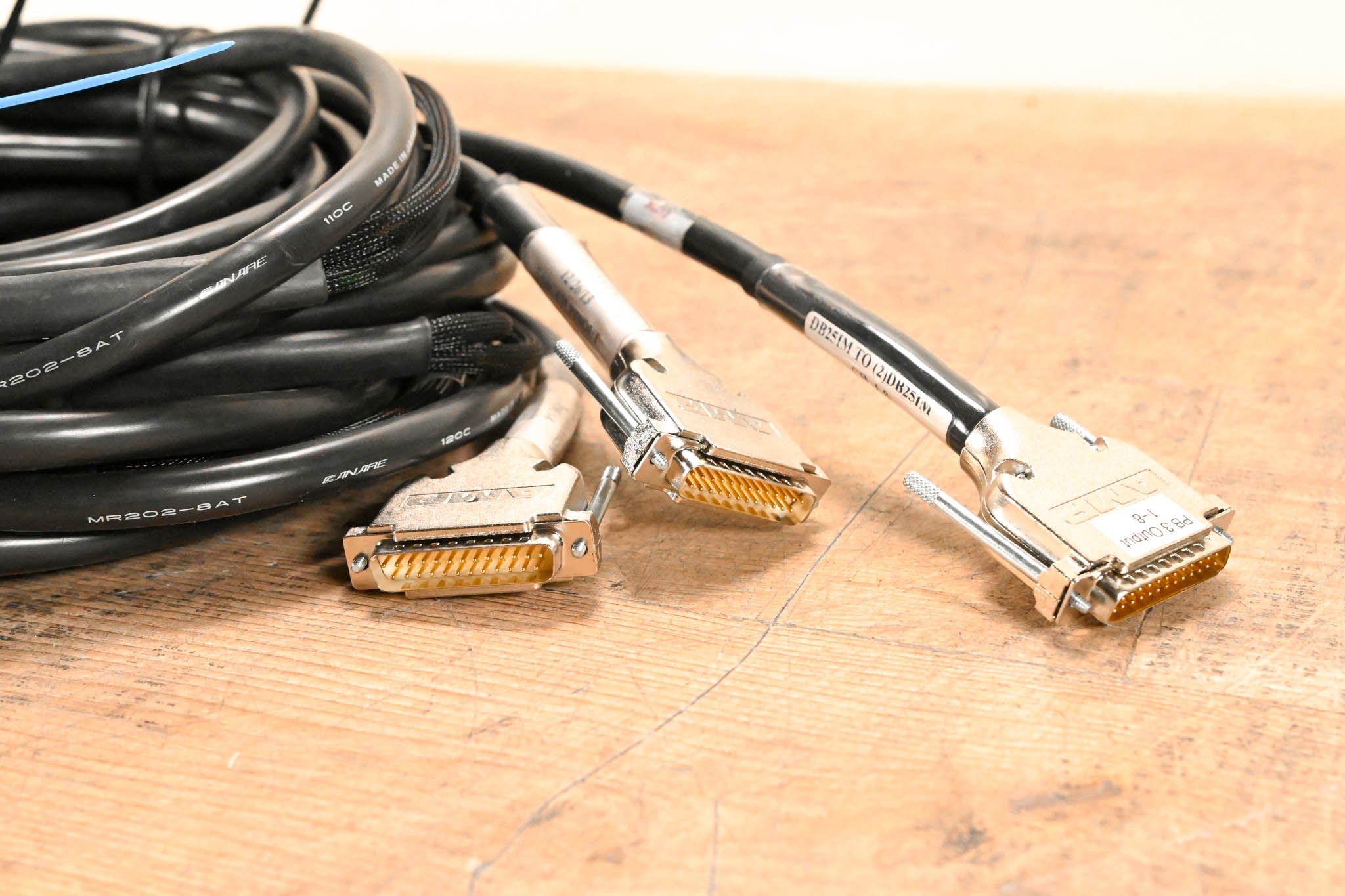 Unbranded DB25IM to (2)DB25IM TASCAM Pinout - 13.5' (Pack of 3)