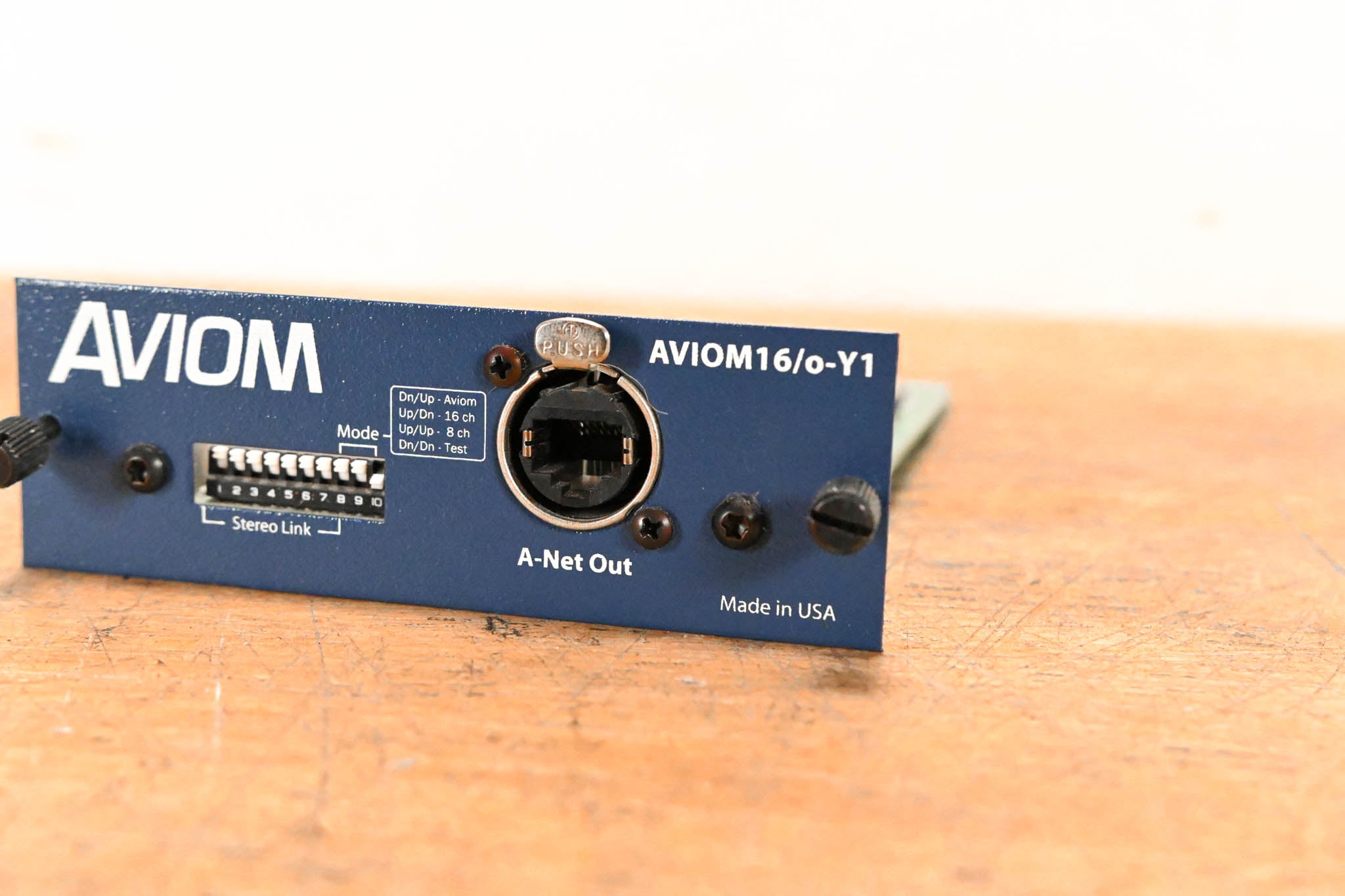 Aviom 16/o-Y1 A-Net Card for Yamaha Digital Products