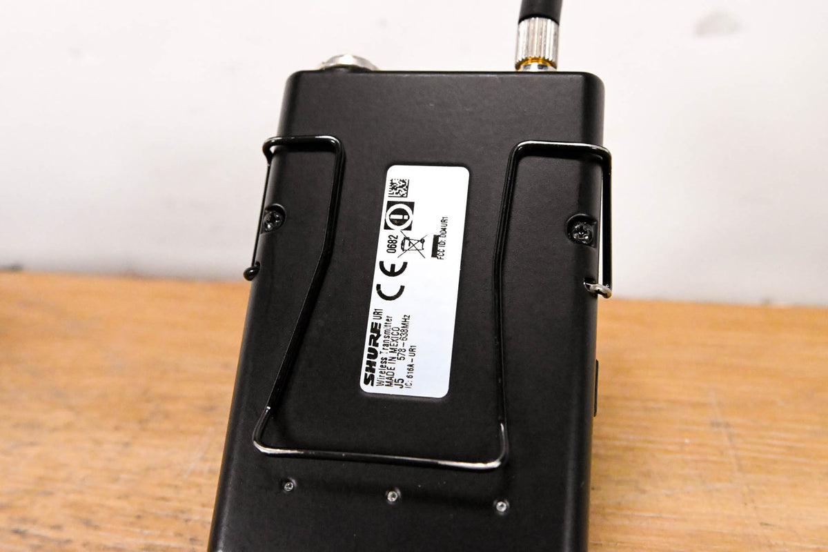 Shure UR1 Wireless Bodypack Transmitter - J5 Band: 578-638 MHz