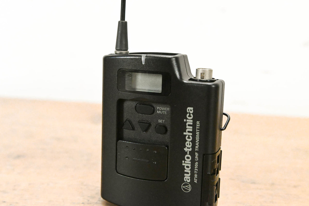 Audio-Technica ATW-R3100bC Receiver w/ ATW-T310bC Bodypack: 541-566 MHz