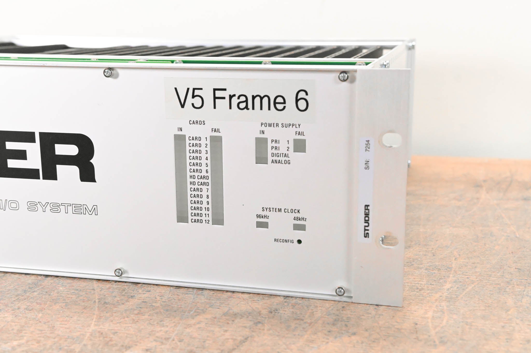 Studer D21m Modular I/O System with Madi HD Link Card