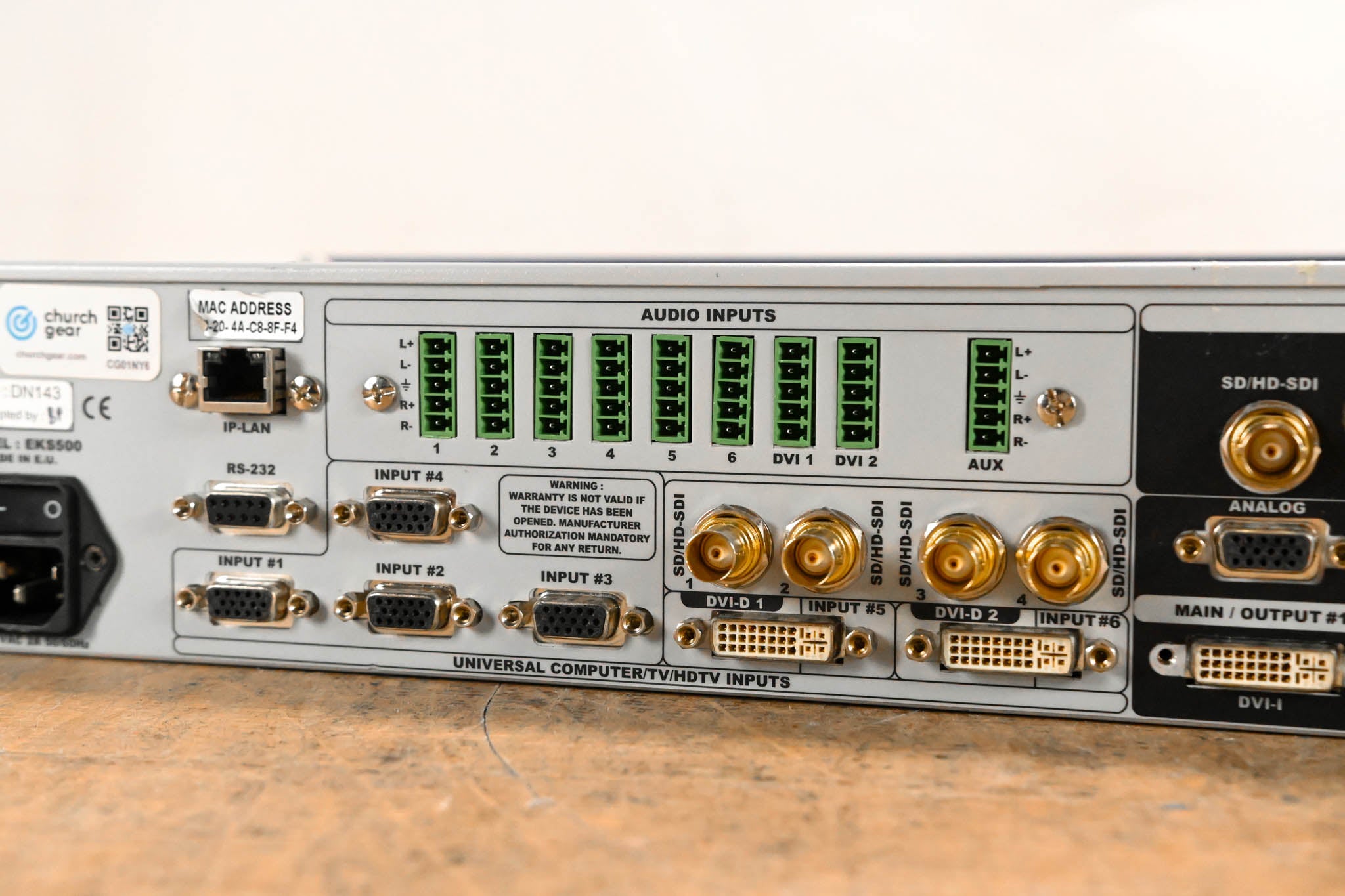 Analog Way Eikos EKS500 Quadruple Hi-Resolution Mixer Seamless Switcher