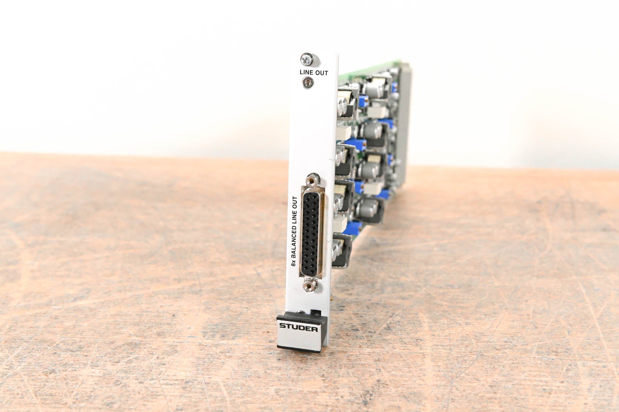 Studer 8-Channel Analog Line Out Card for D21m & D23m Modular I/O System
