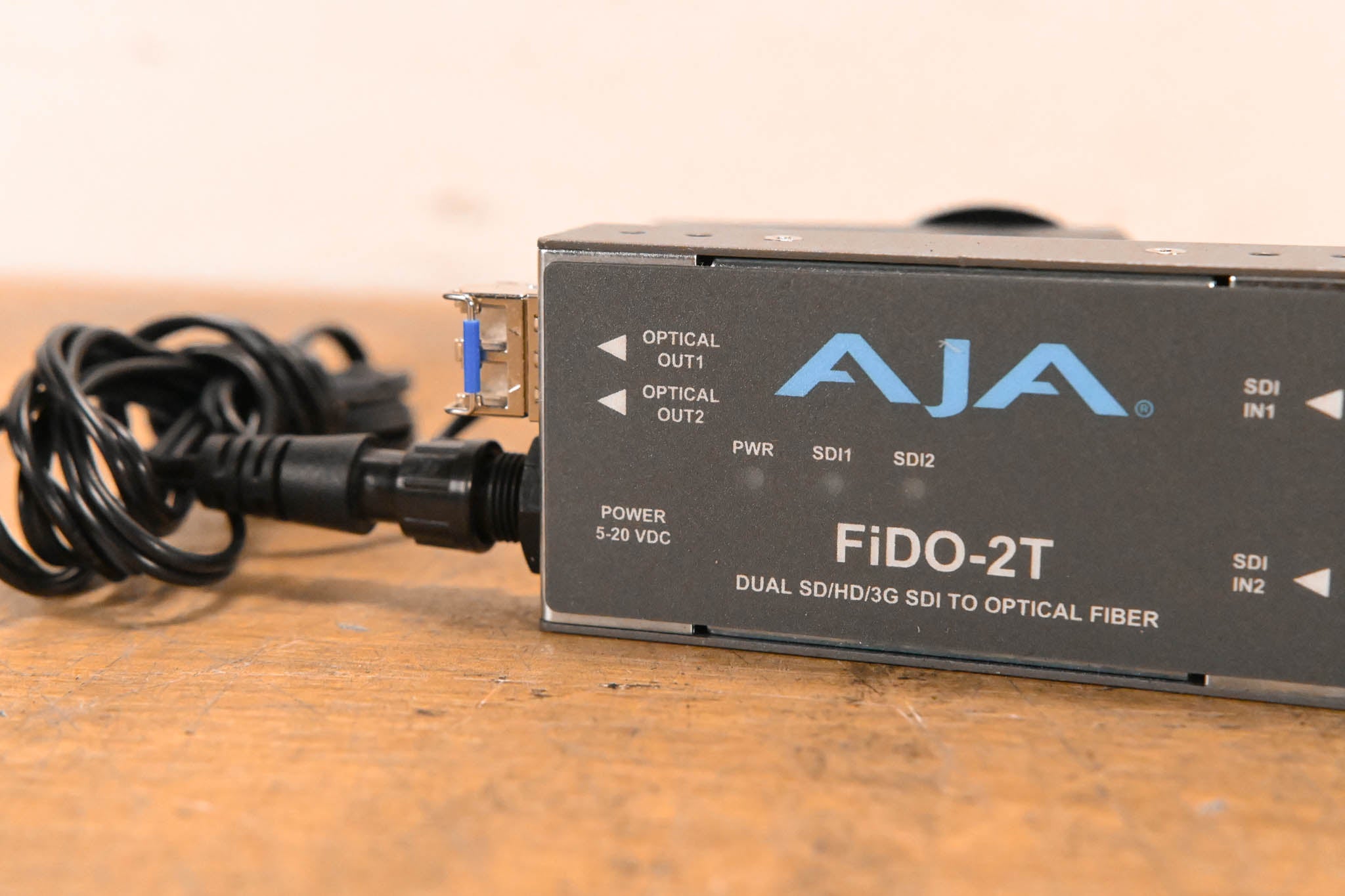 AJA FIDO-2T Dual-Channel SD/HD/3G SDI to Optical Fiber Transmitter