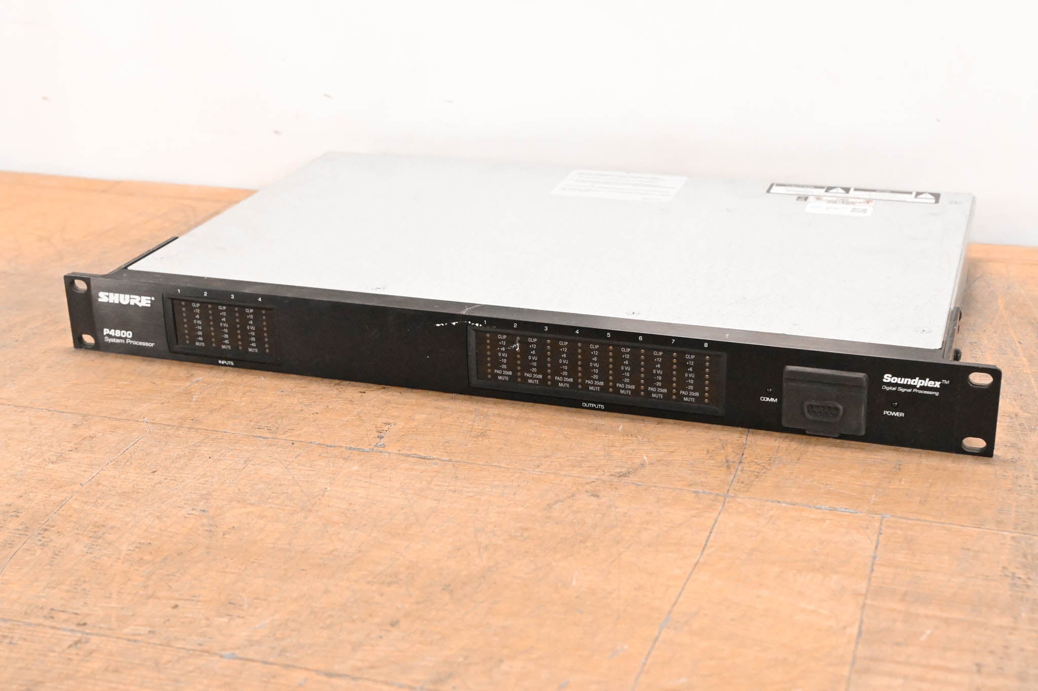 Shure P4800 4x8 Digital Signal Processor CG01TXB