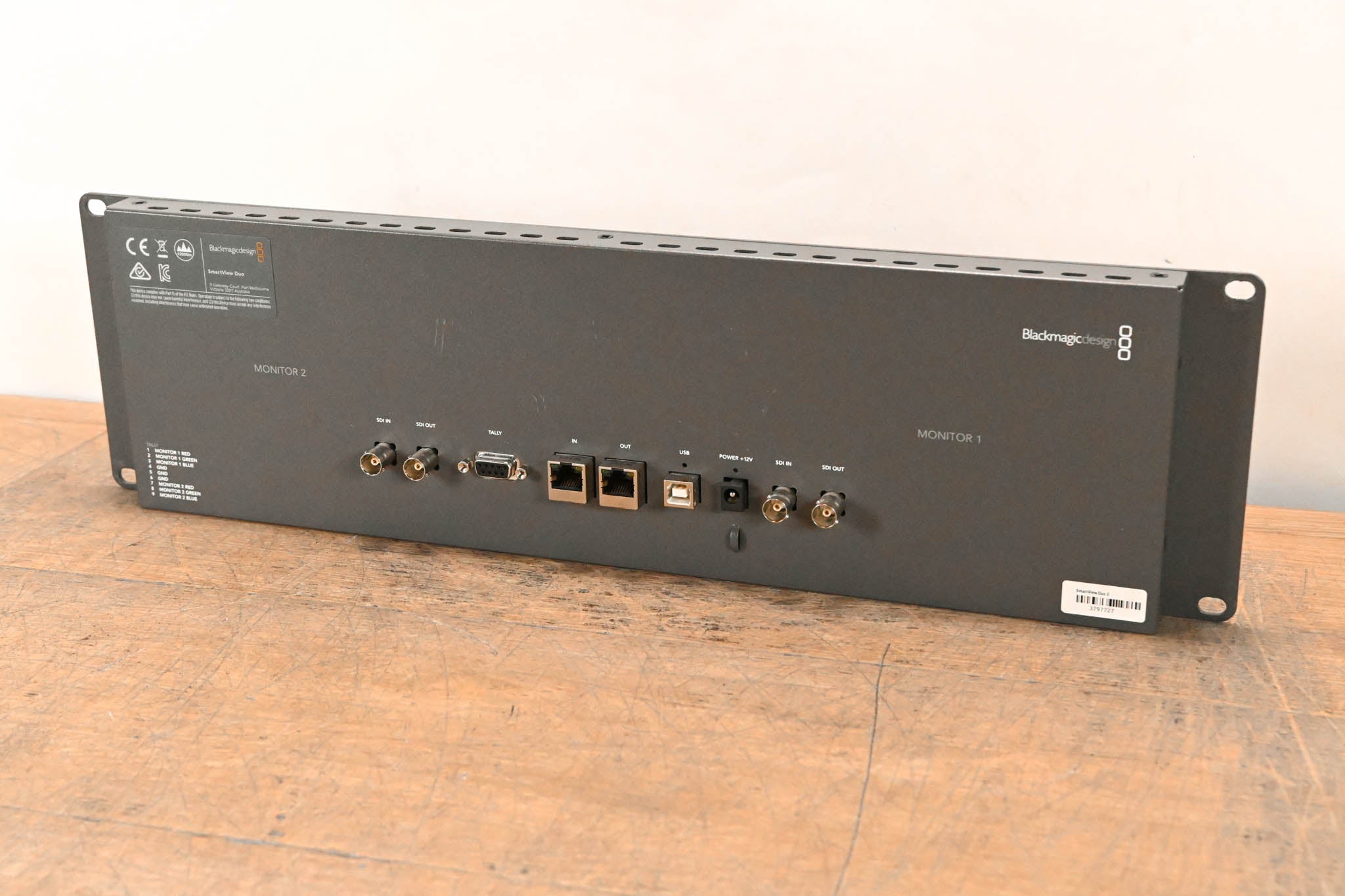 Blackmagic Design Smartview Duo 2 Dual 8" LCD Monitors (NO POWER SUPPLY)