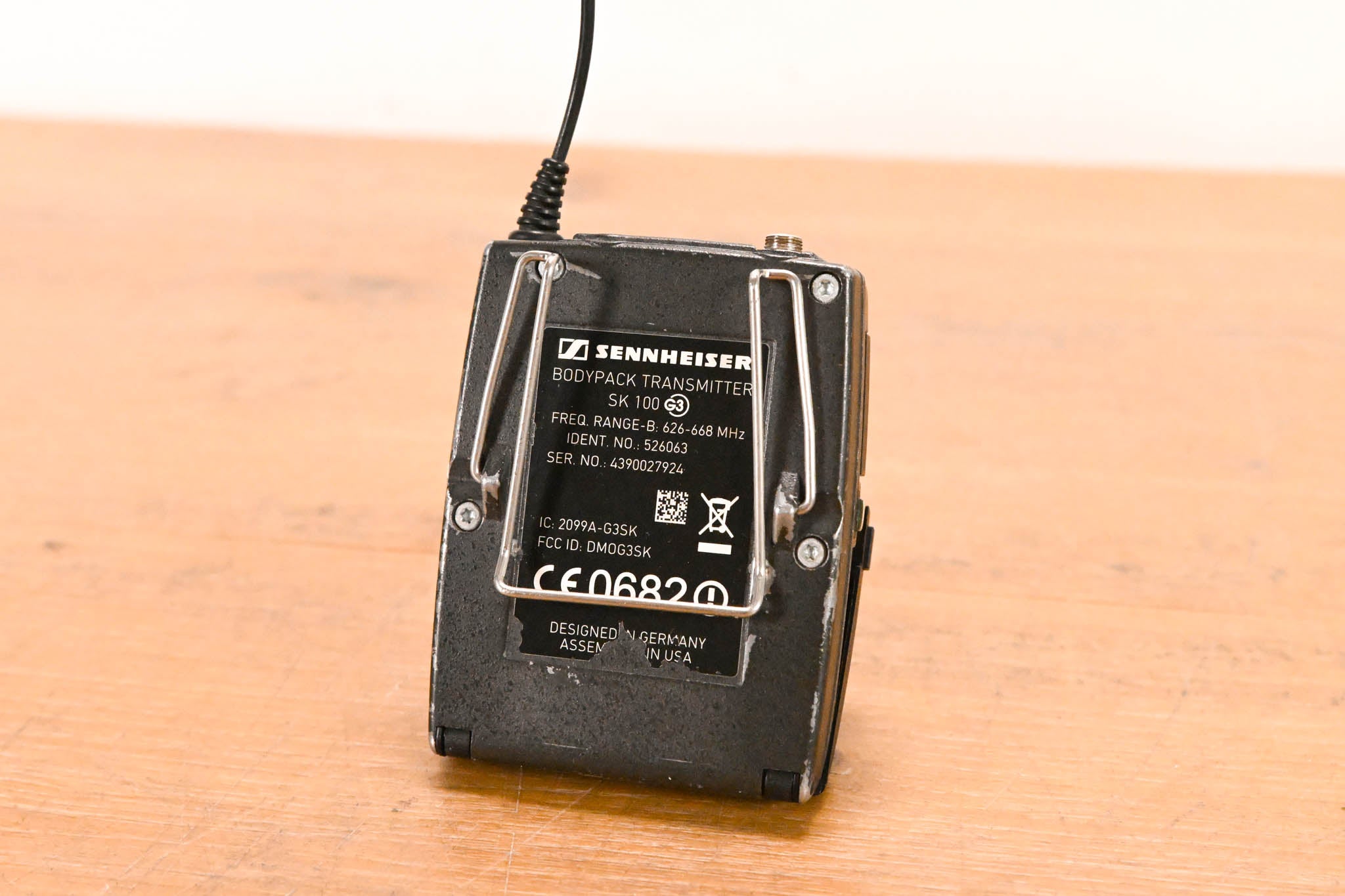 Sennheiser ew 100 G3 Bodypack Wireless System 626-668MHz NO POWER SUPPLY