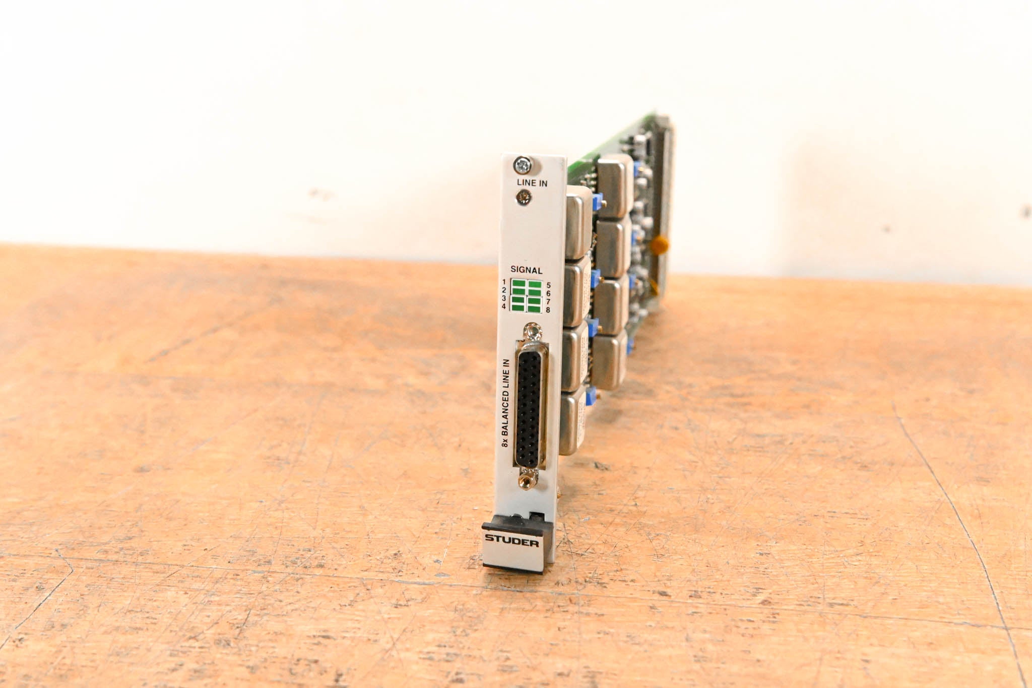 Studer 8-Channel Analog Line In Card for D21m & D23m Modular I/O Systems