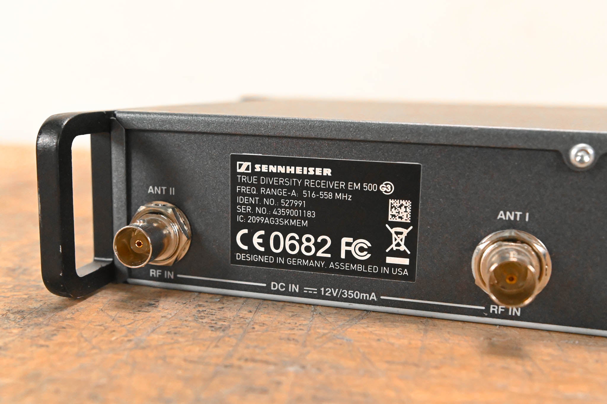 Sennheiser ew 500 G3 Handheld Wireless System - A Range NO POWER SUPPLY