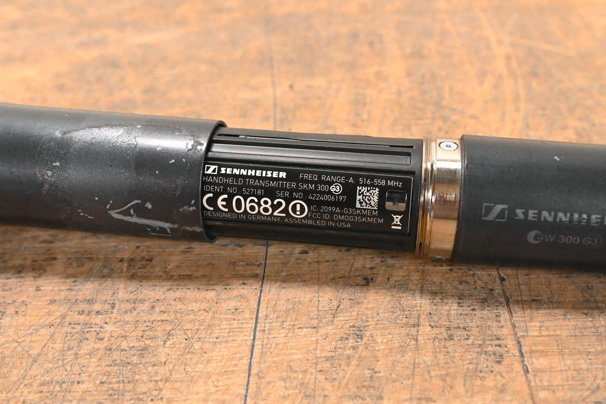 Sennheiser ew 300 G3 Handheld Wireless System - A Range NO POWER SUPPLY