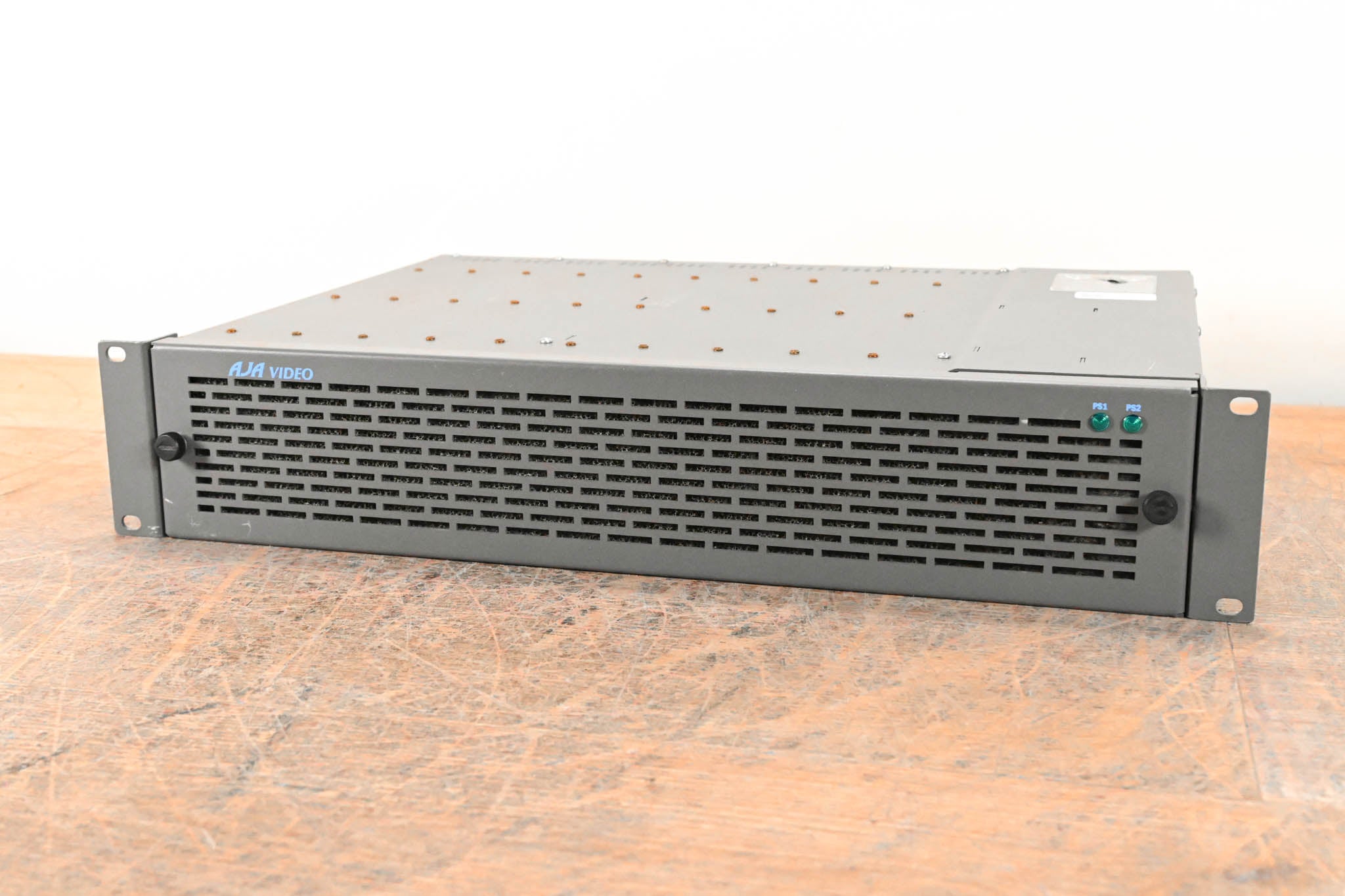 AJA FR2 R-Series 2RU 10-Slot Rackmount Frame with Cards
